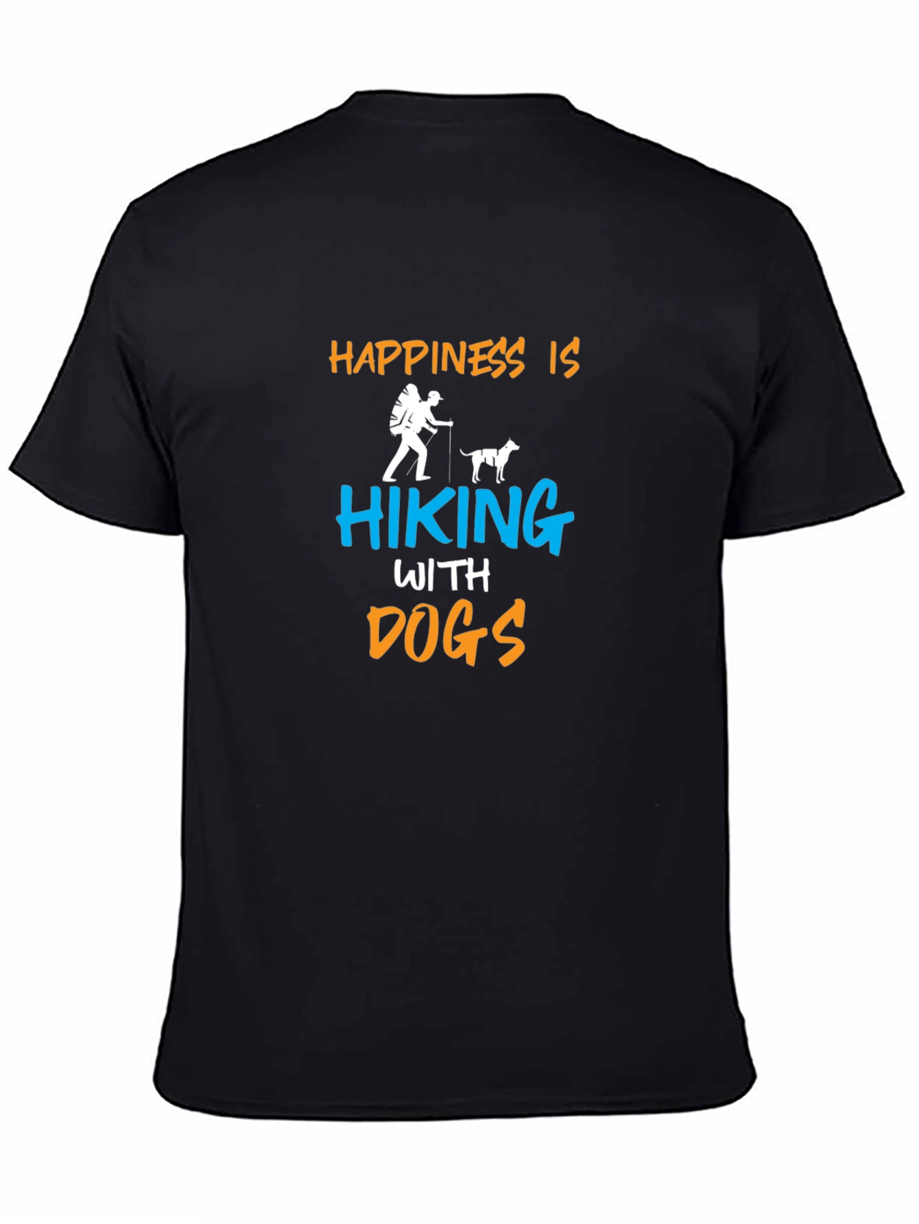 Happiness is Hiking with Dogs T-Shirt