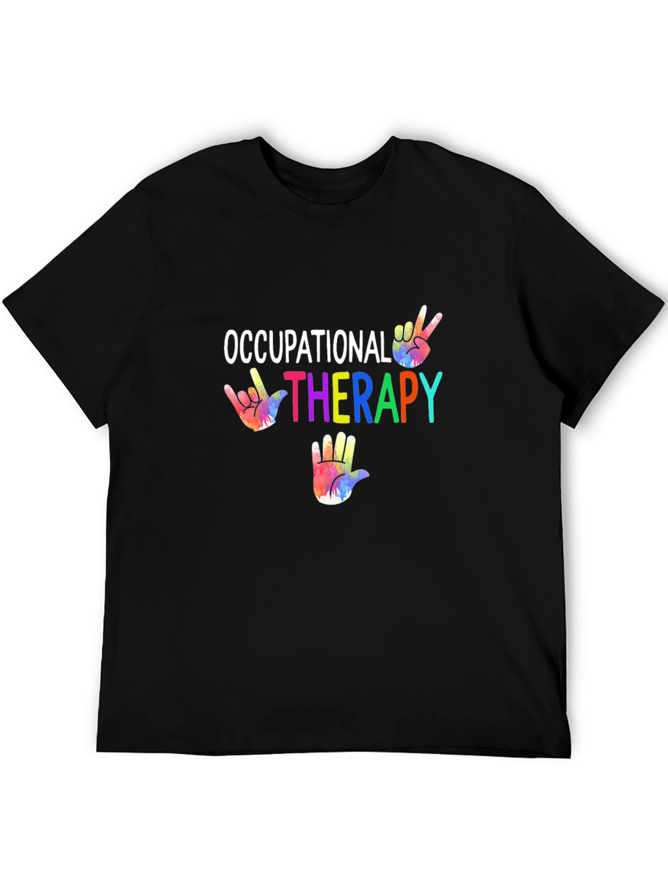 Occupational Therapy Tie-Dye Hand T-Shirt
