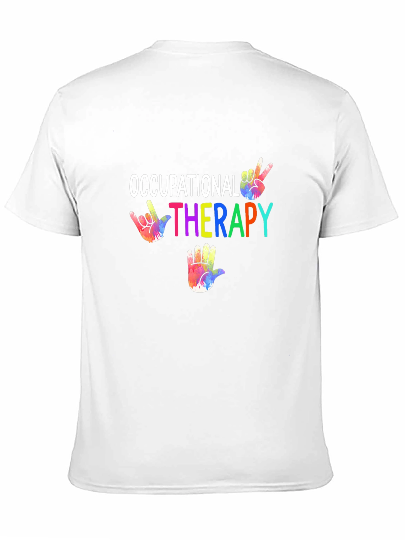 Occupational Therapy Tie-Dye Hand T-Shirt