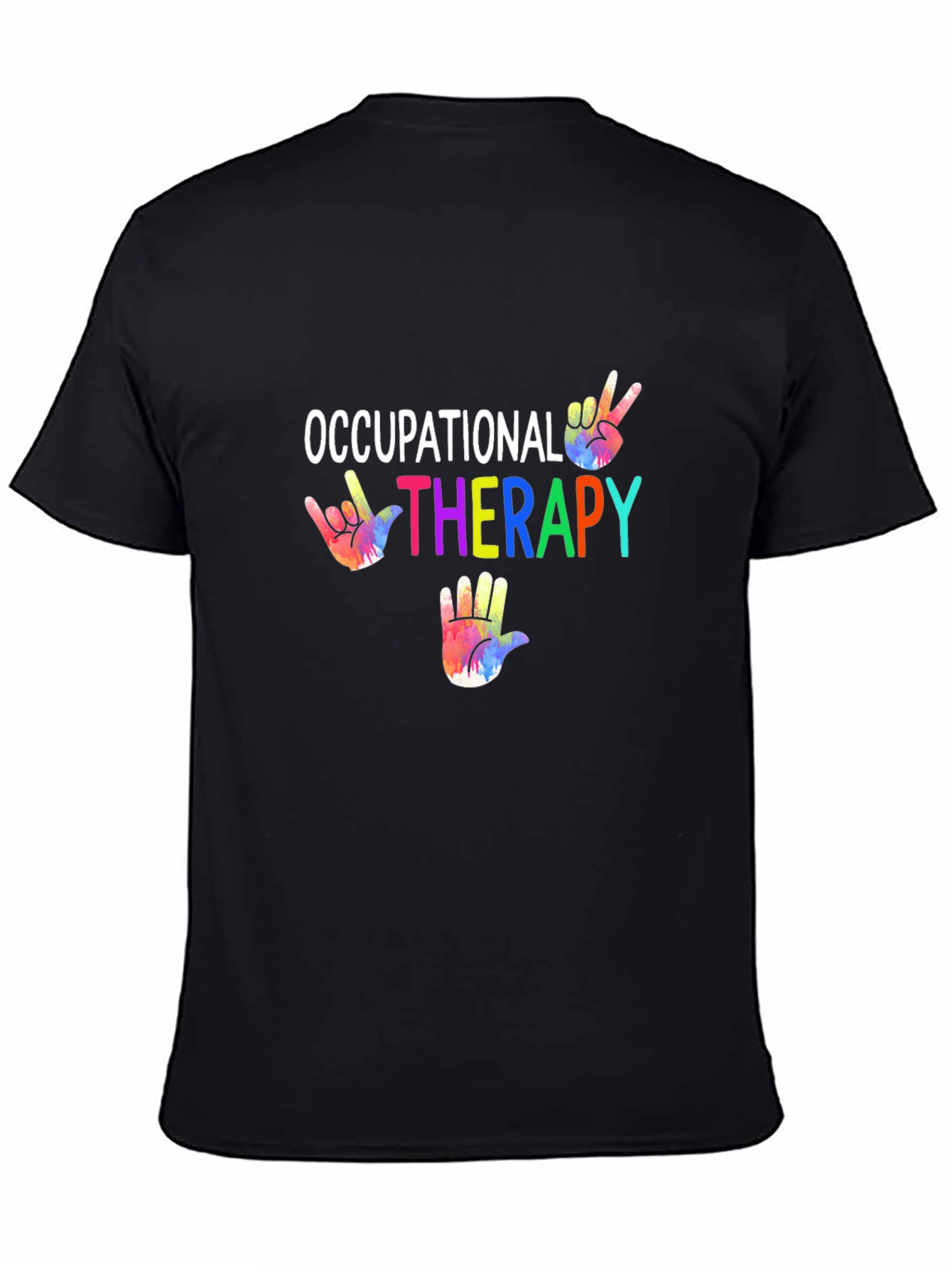 Occupational Therapy Tie-Dye Hand T-Shirt