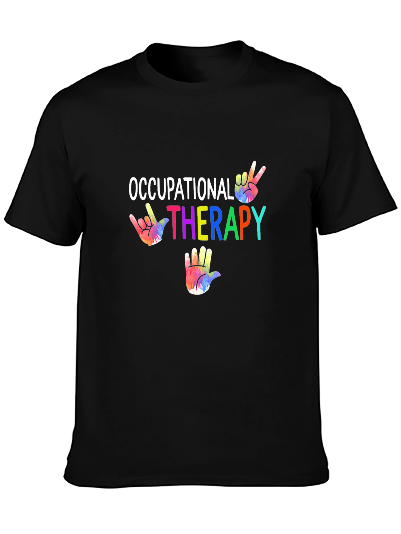 Occupational Therapy Tie-Dye Hand T-Shirt