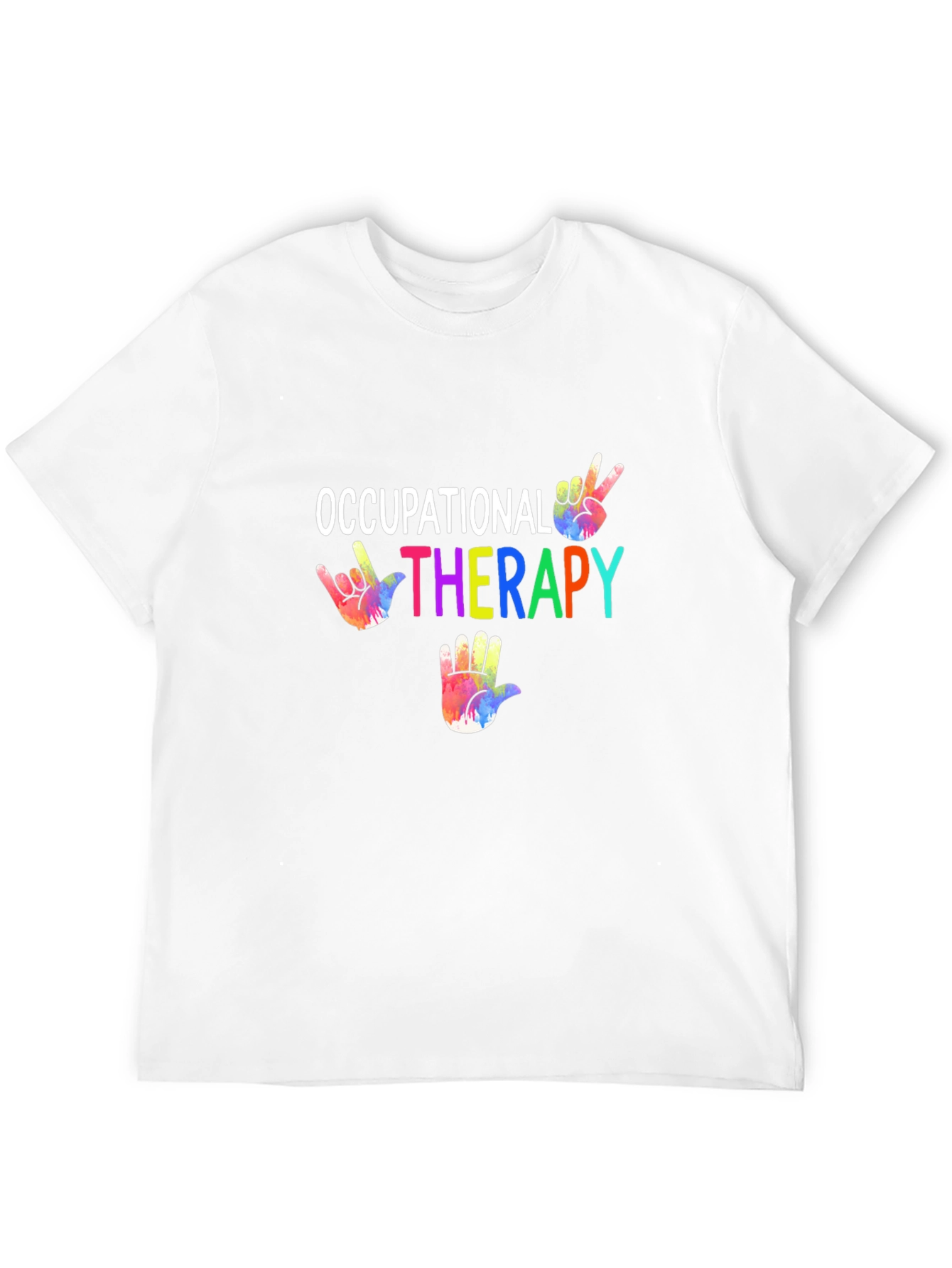 Occupational Therapy Tie-Dye Hand T-Shirt