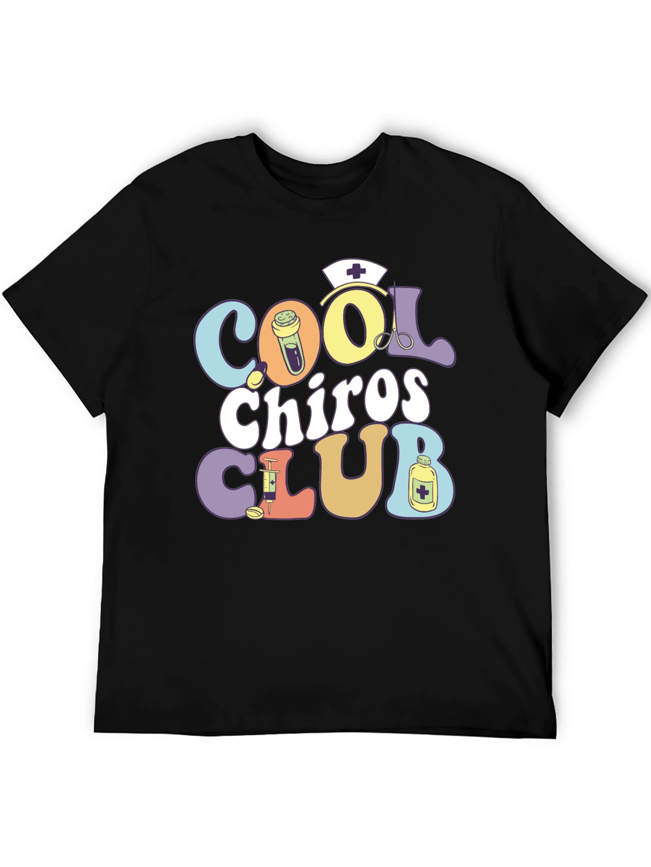 Cool Chiros Club Graphic T-Shirt