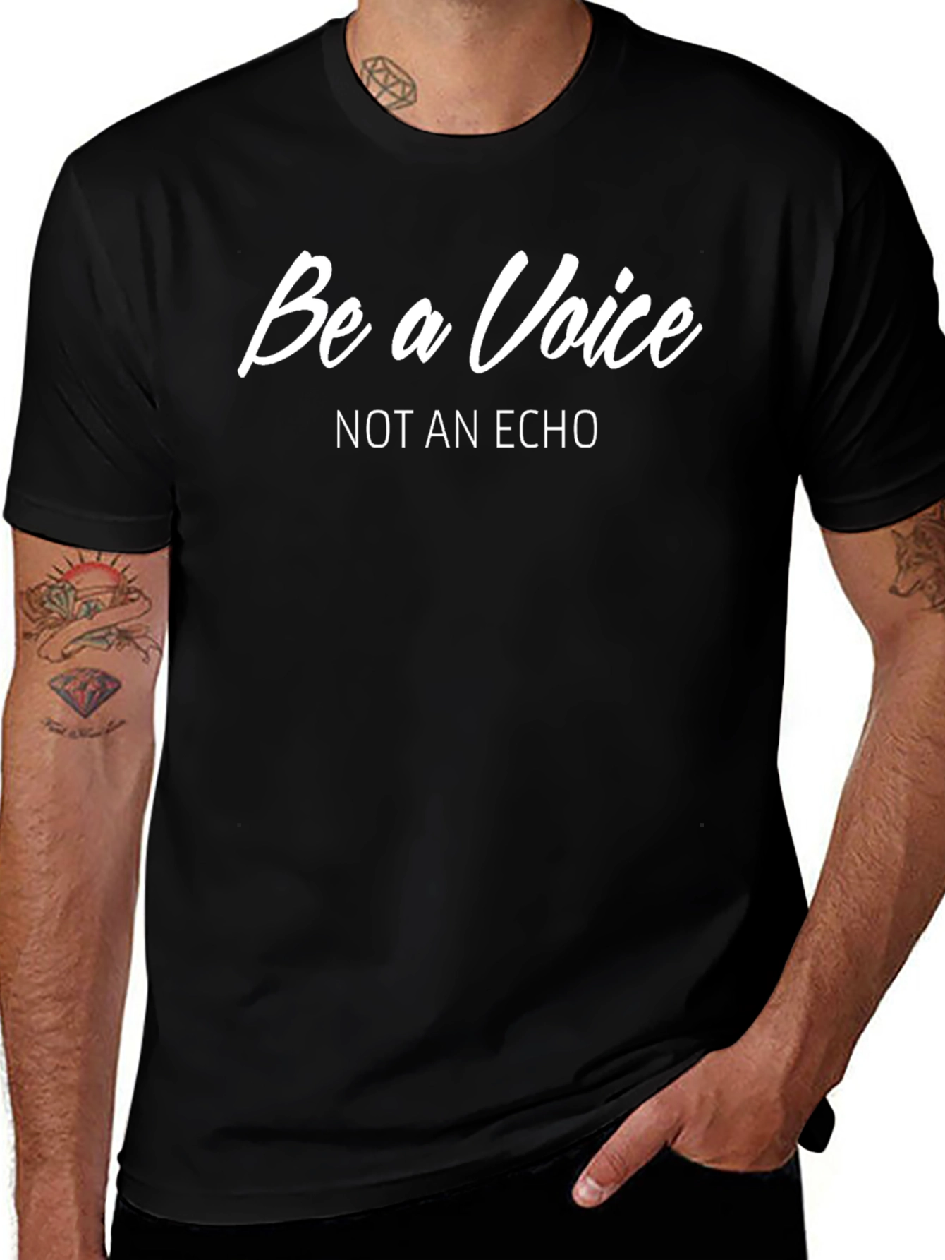 Be a Voice T-Shirt - Motivational Graphic Tee