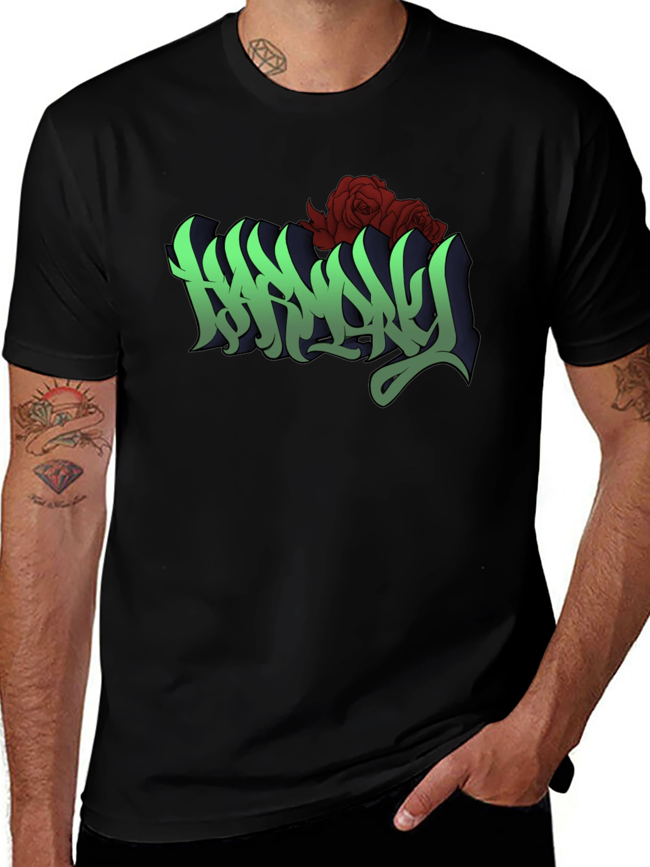 Harmony Roses Graphic T-Shirt