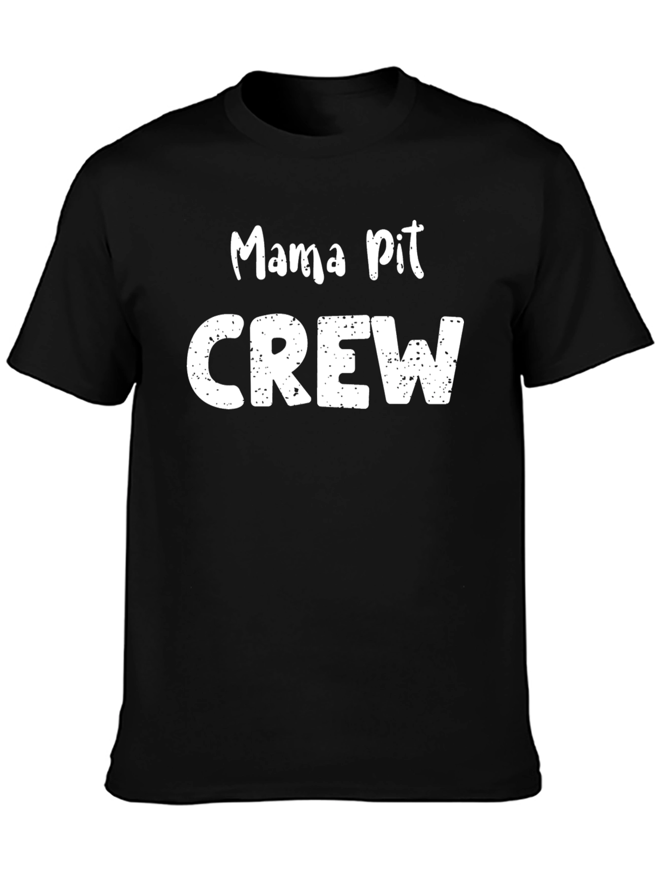Mama Pit Crew Graphic Tee - Black T-Shirt