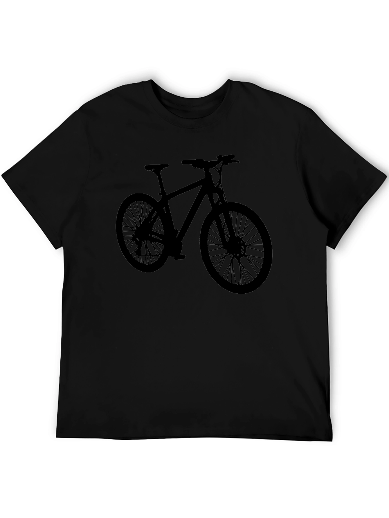 Mountain Bike Silhouette Black T-Shirt