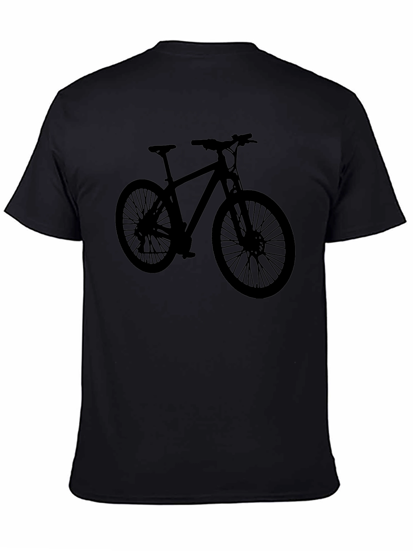 Mountain Bike Silhouette Black T-Shirt
