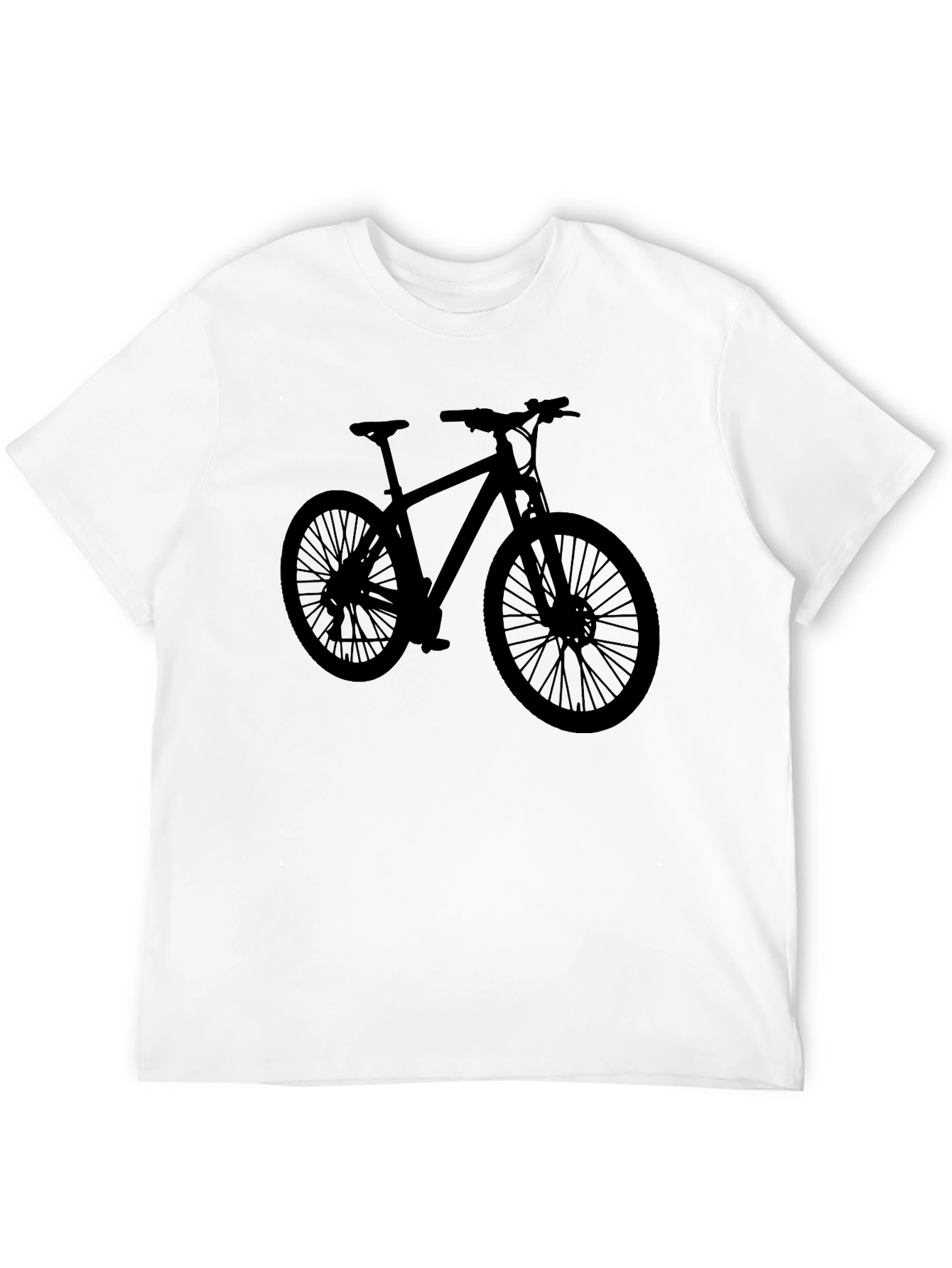 Mountain Bike Silhouette Black T-Shirt