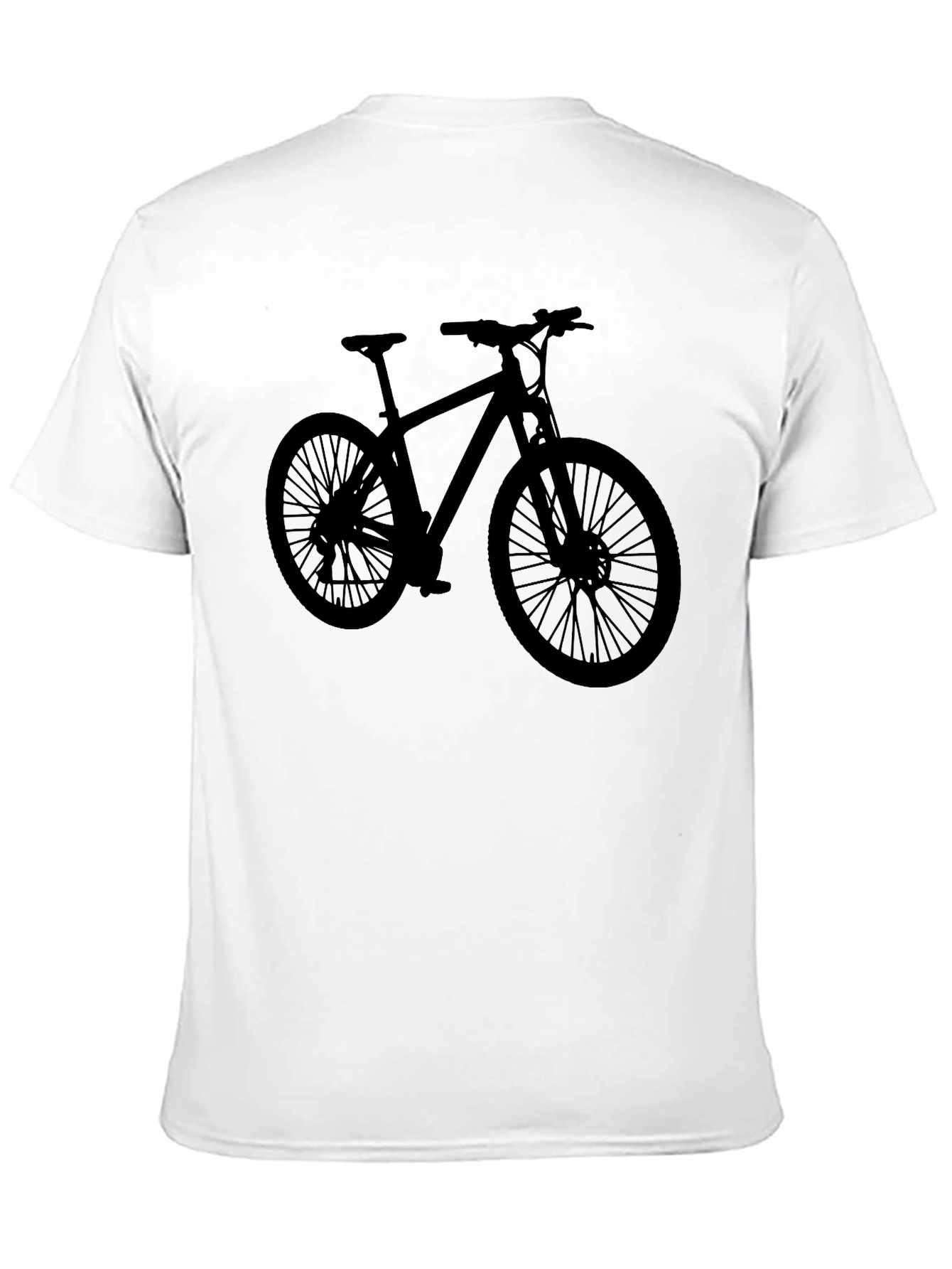Mountain Bike Silhouette Black T-Shirt