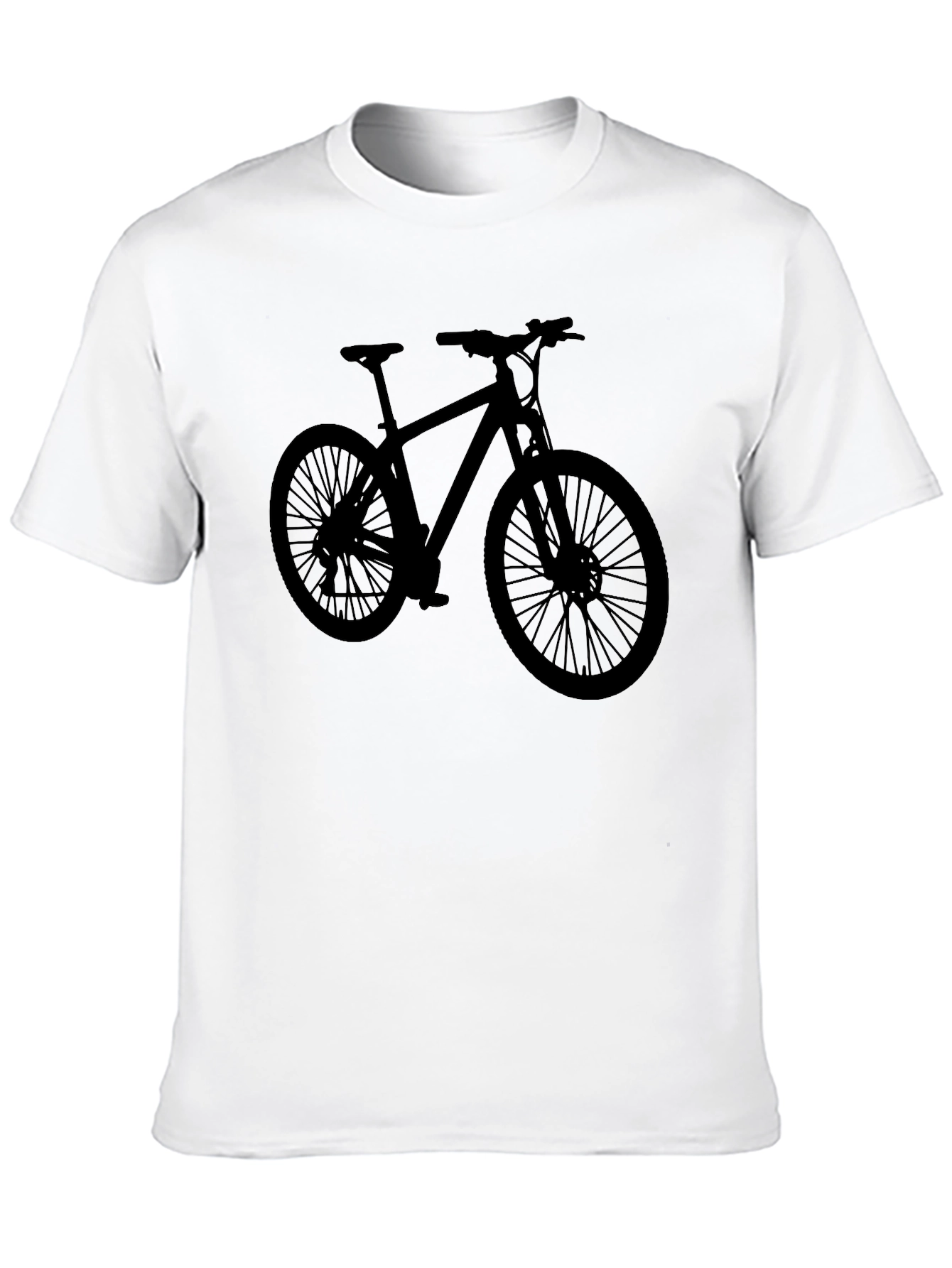Mountain Bike Silhouette Black T-Shirt