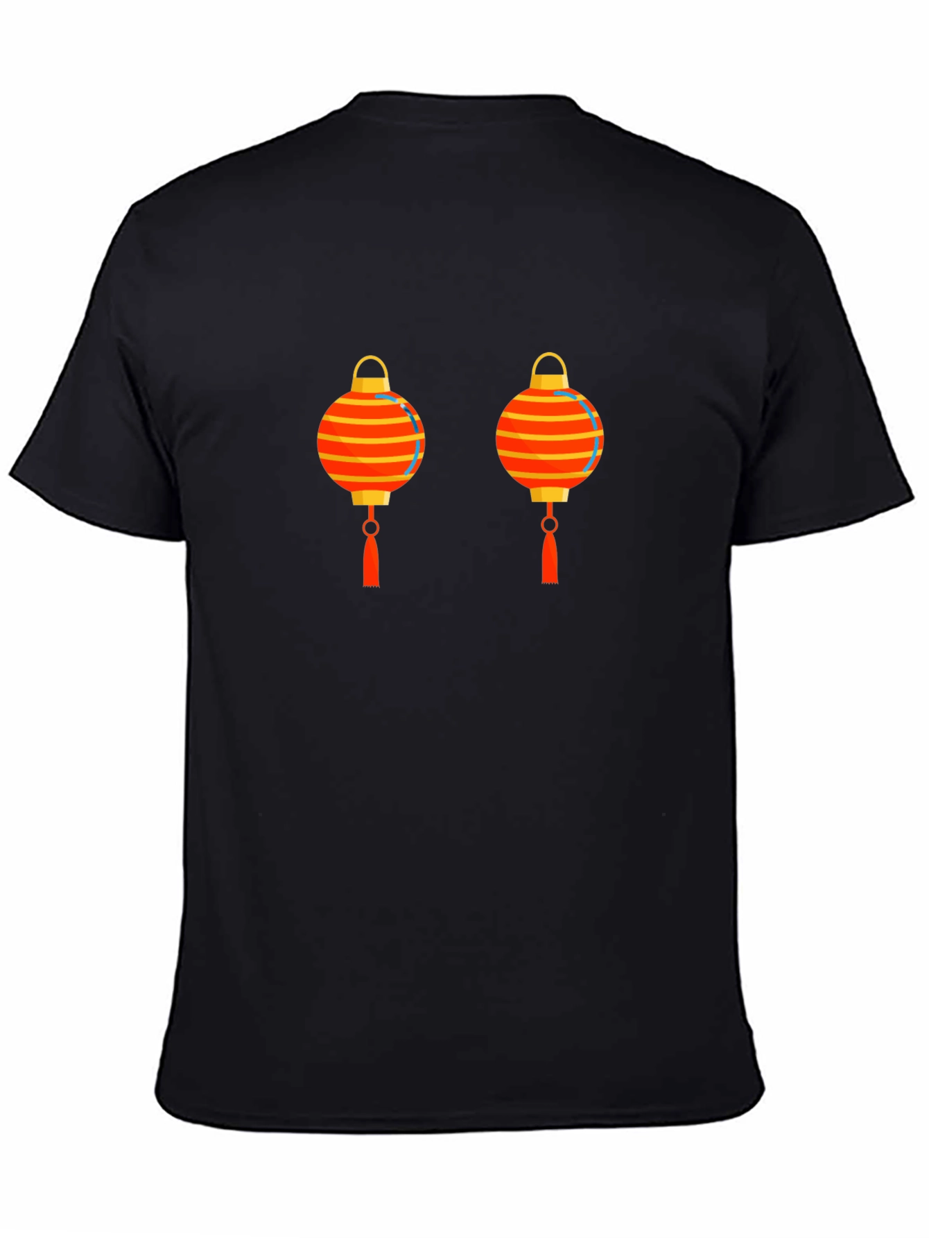 Lantern Graphic Black T-Shirt