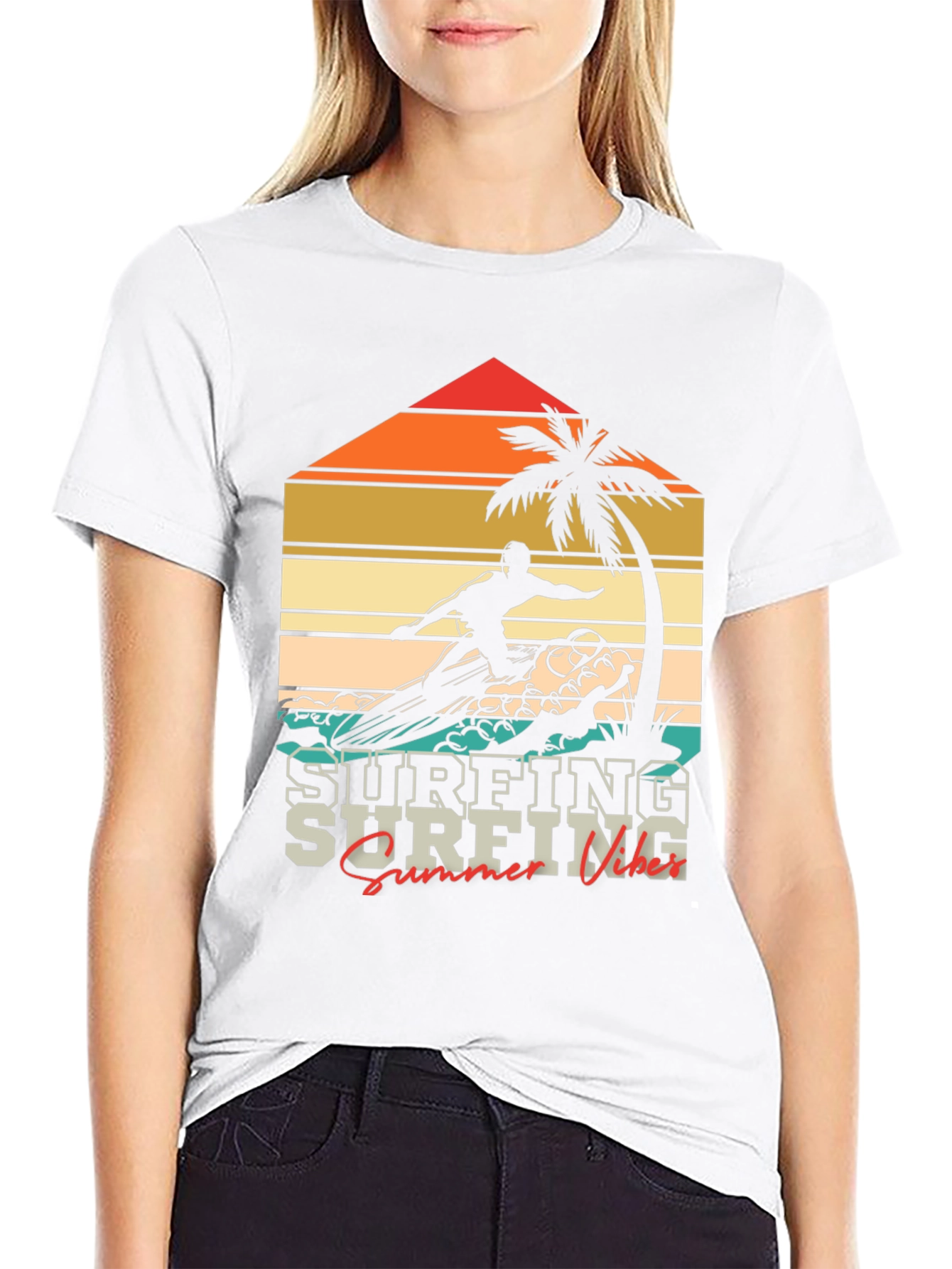 Retro Surfing Vibes T-Shirt