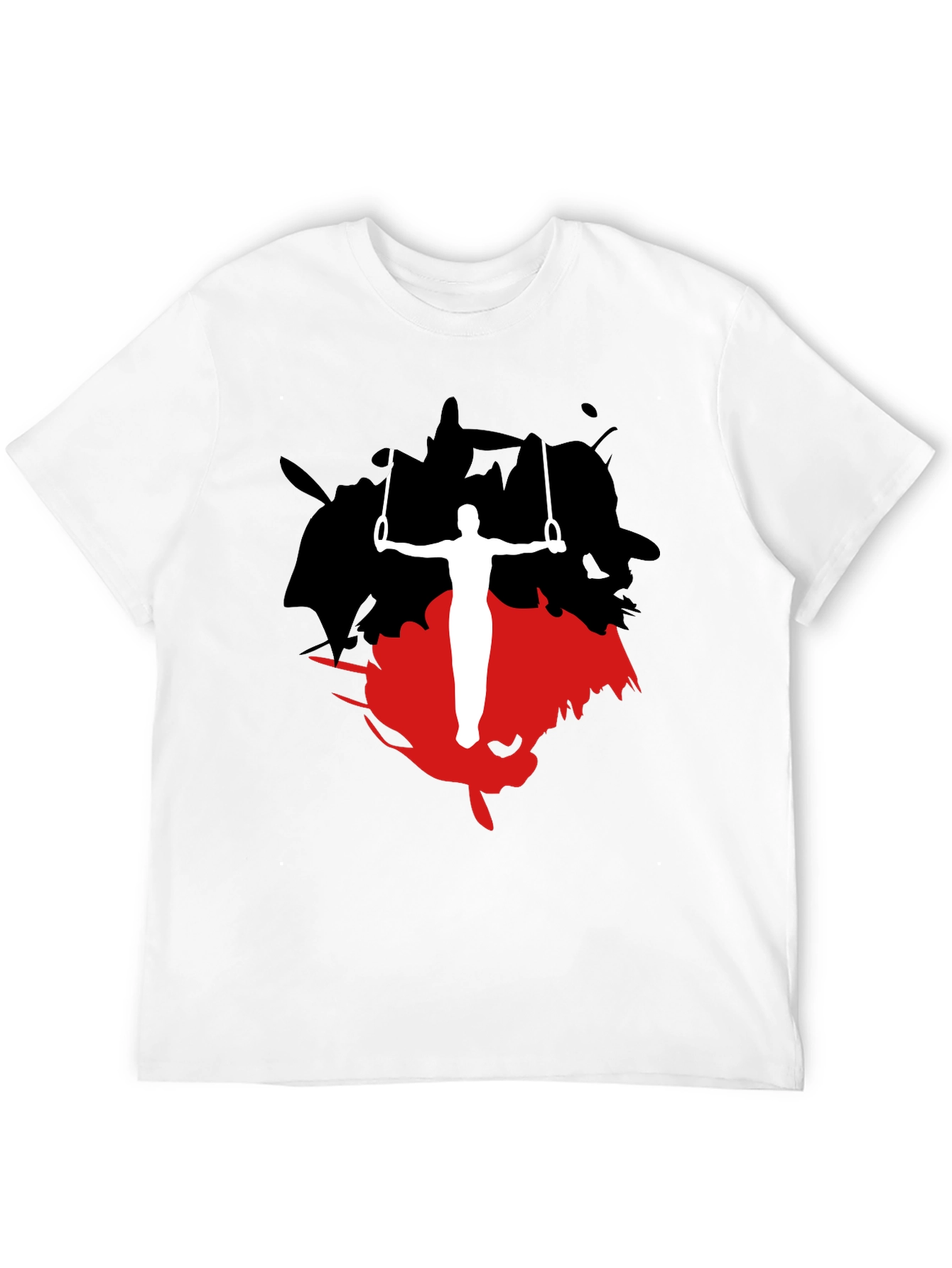 Gymnast Rings Graphic Tee - Black