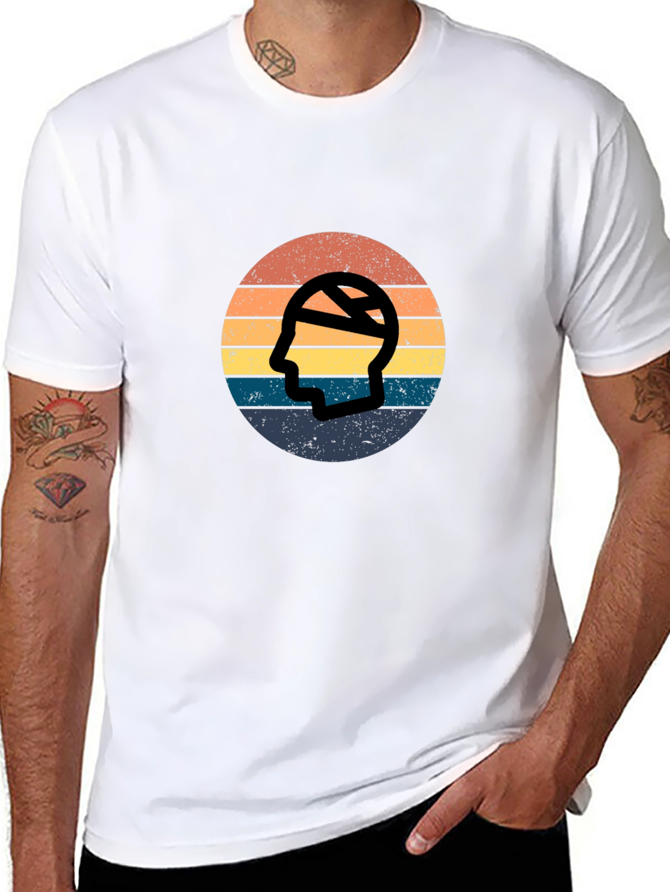 Retro Mummy Head T-Shirt