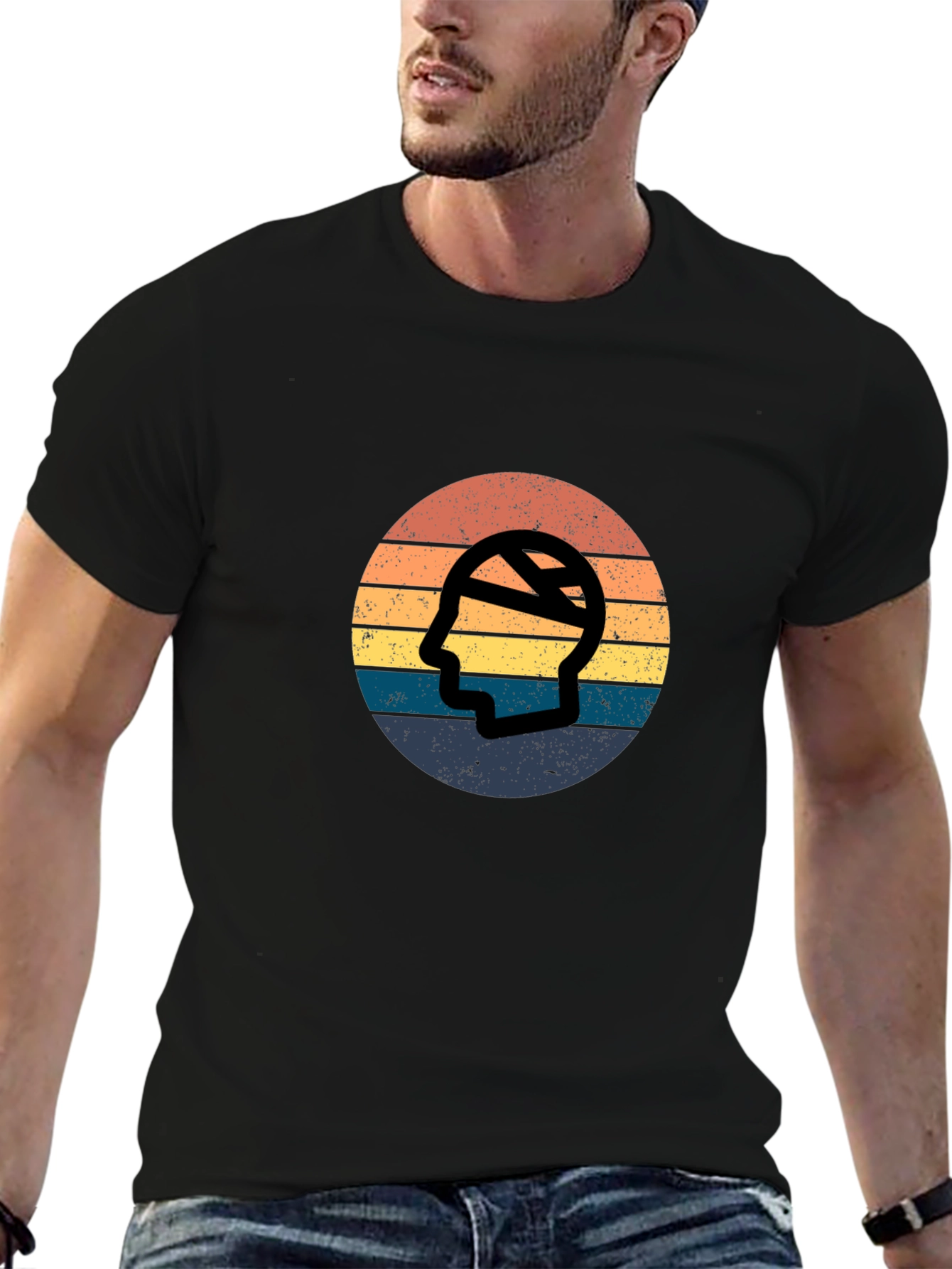 Retro Mummy Head T-Shirt