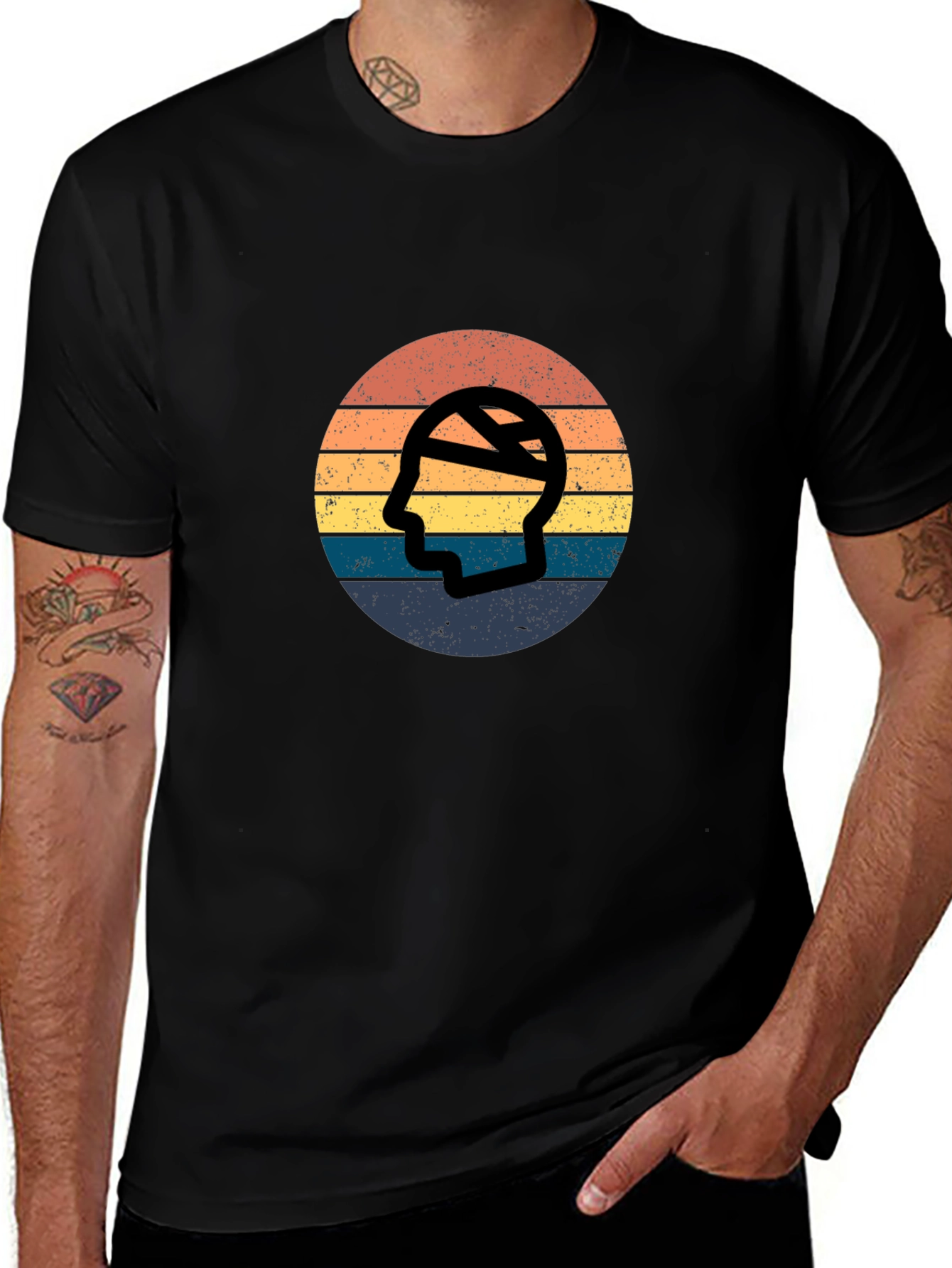 Retro Mummy Head T-Shirt