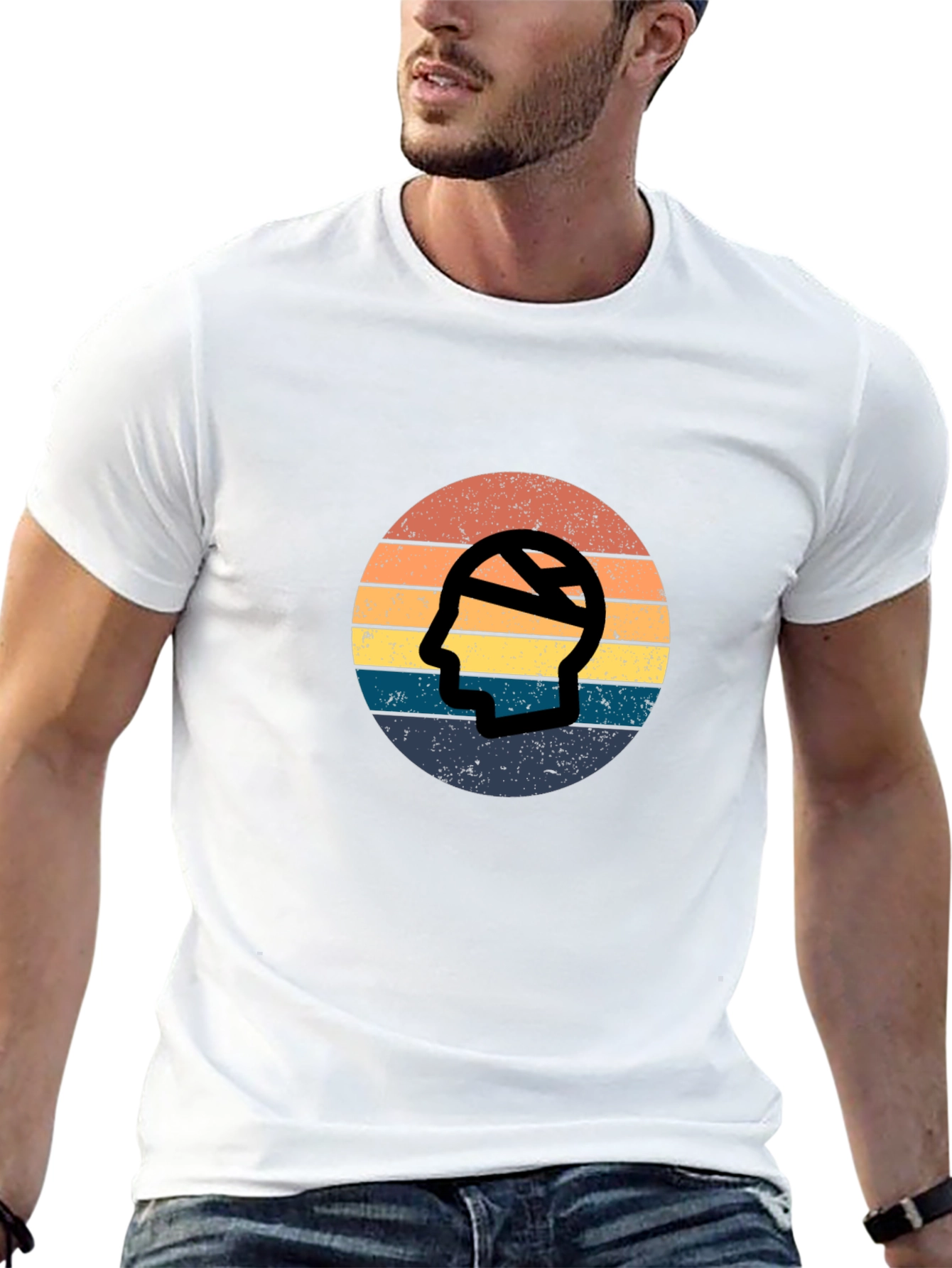Retro Mummy Head T-Shirt
