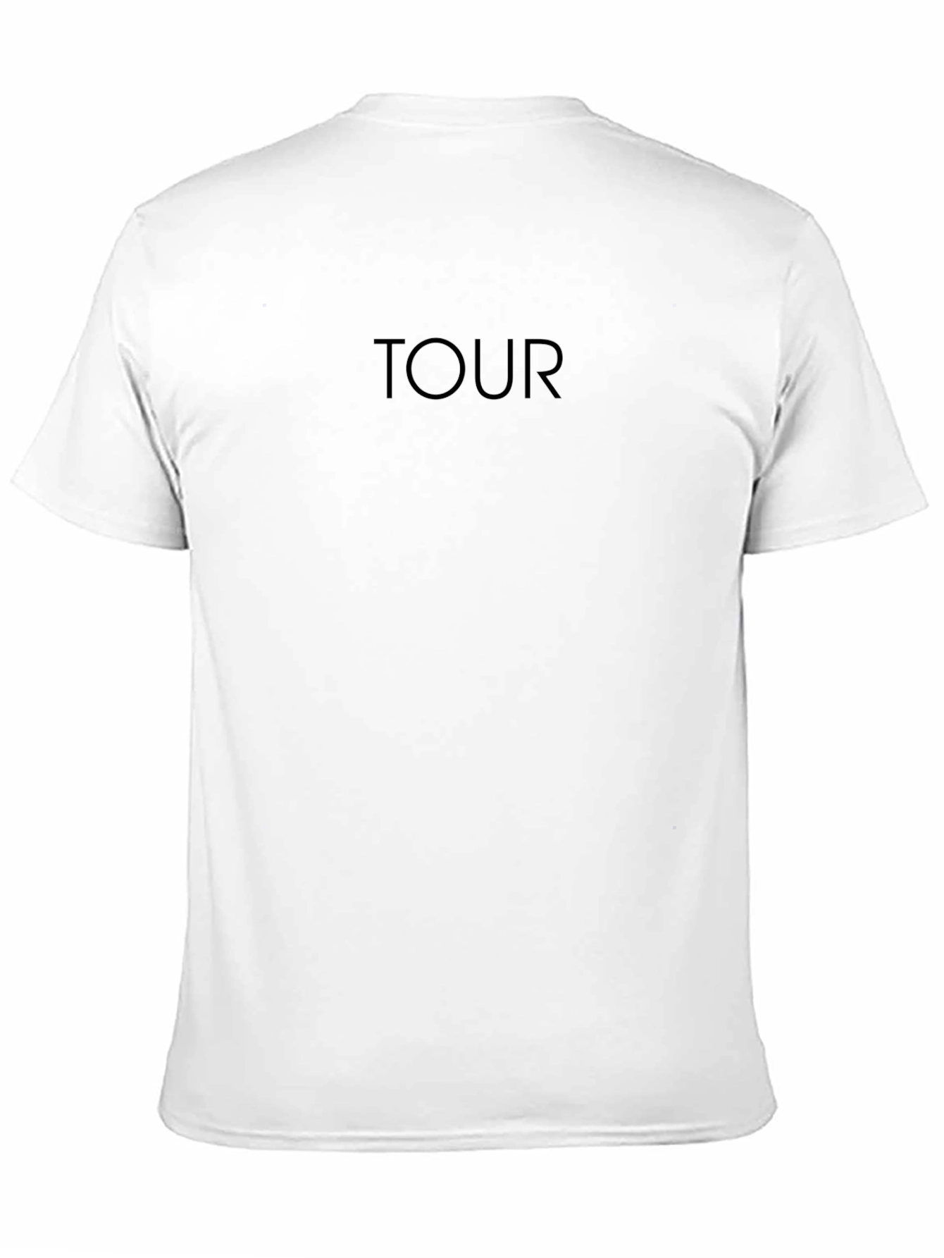 Minimalist TOUR Black Crew Neck T-Shirt