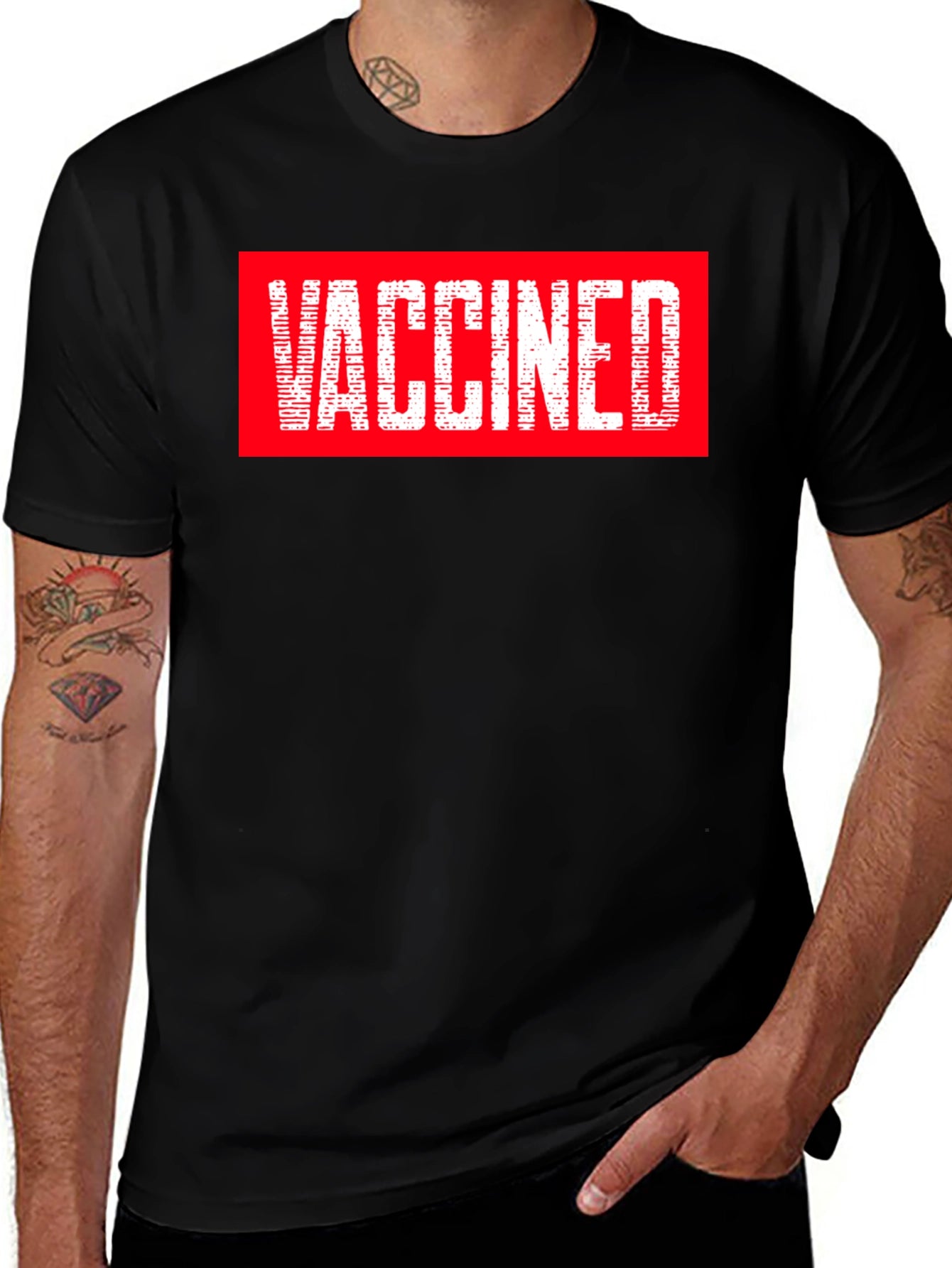Vaccinated T-Shirt - Bold Graphic Tee