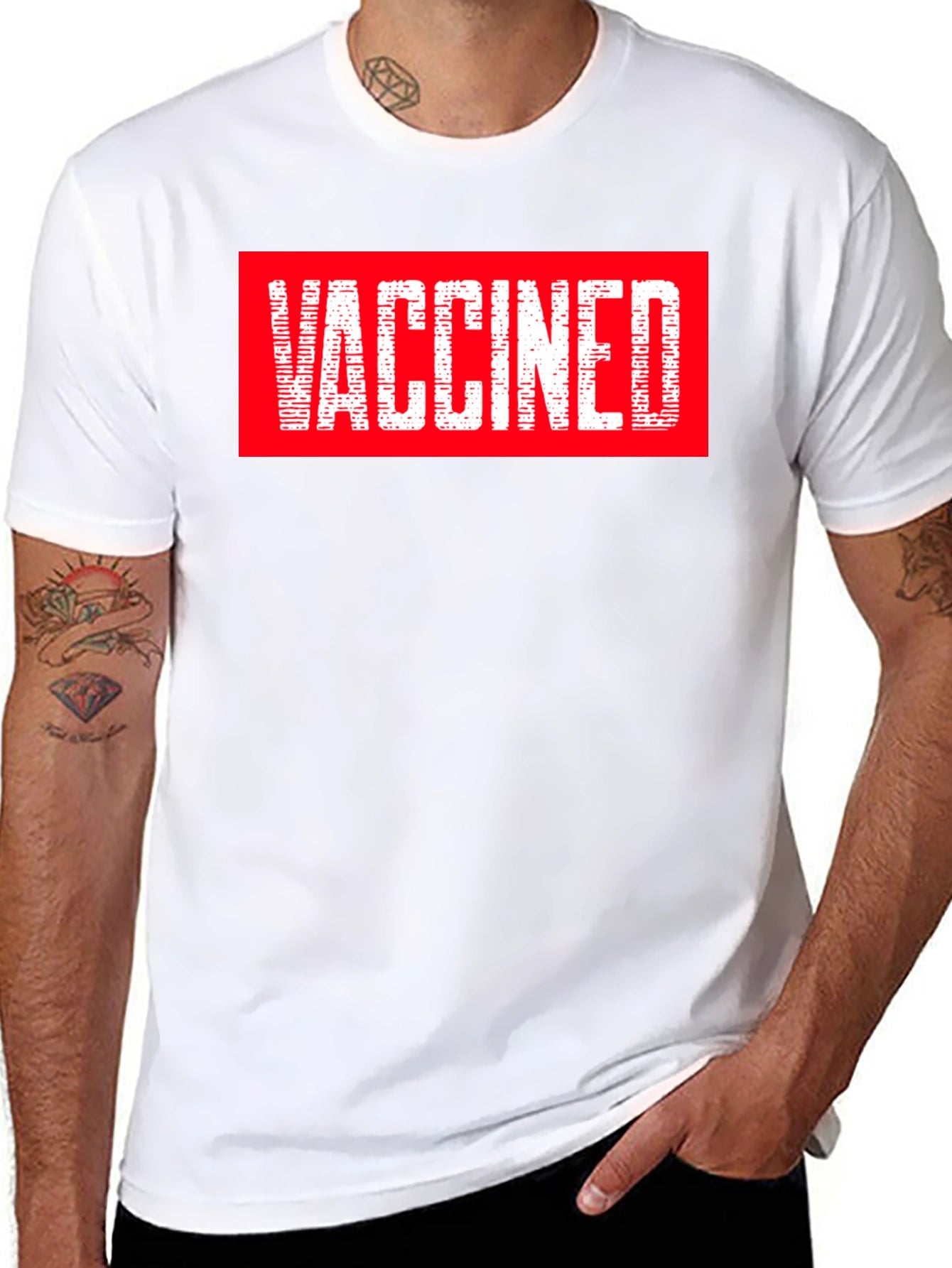 Vaccinated T-Shirt - Bold Graphic Tee