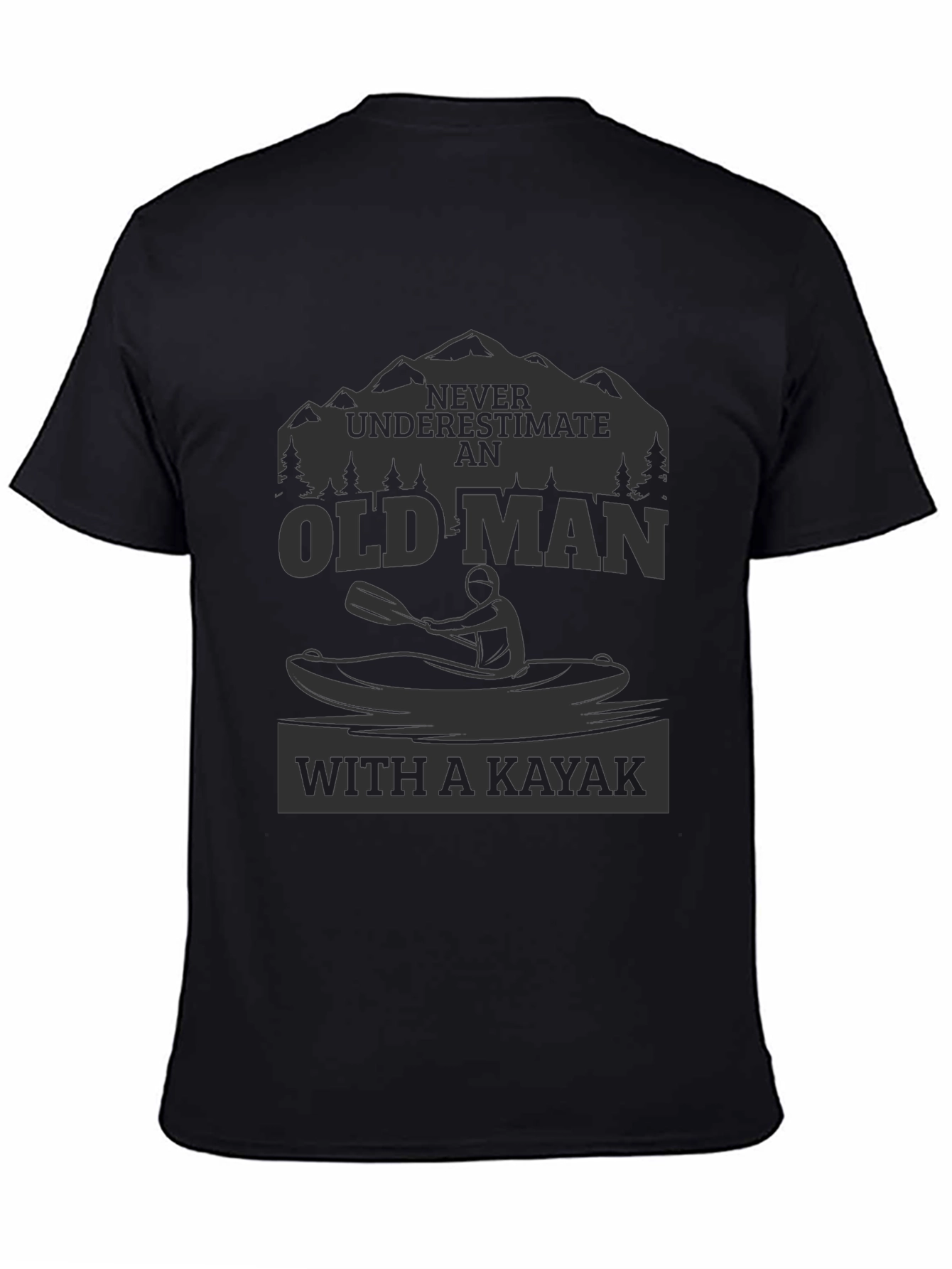 Old Man Kayak T-Shirt - Adventure Ready!
