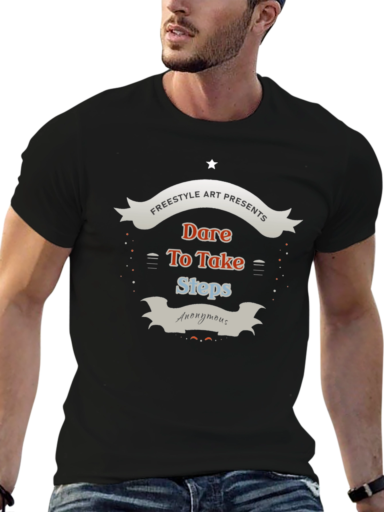 Dare To Take Steps Graphic T-Shirt