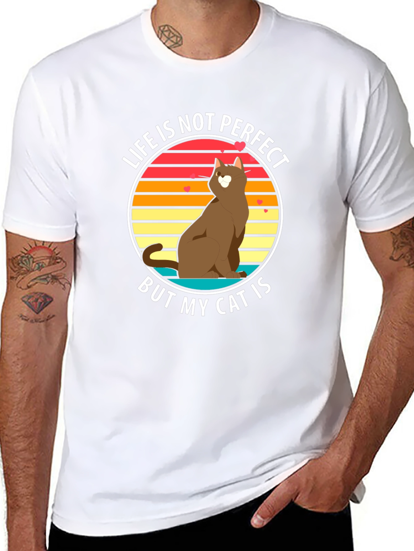 Life is Not Perfect But My Cat Is T-Shirt