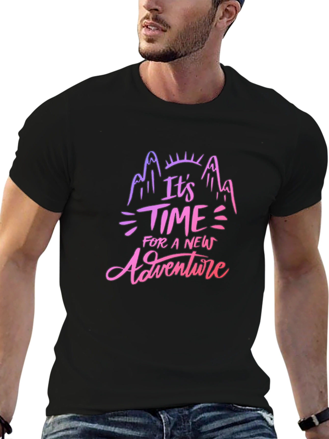 Adventure Time Black Graphic Tee