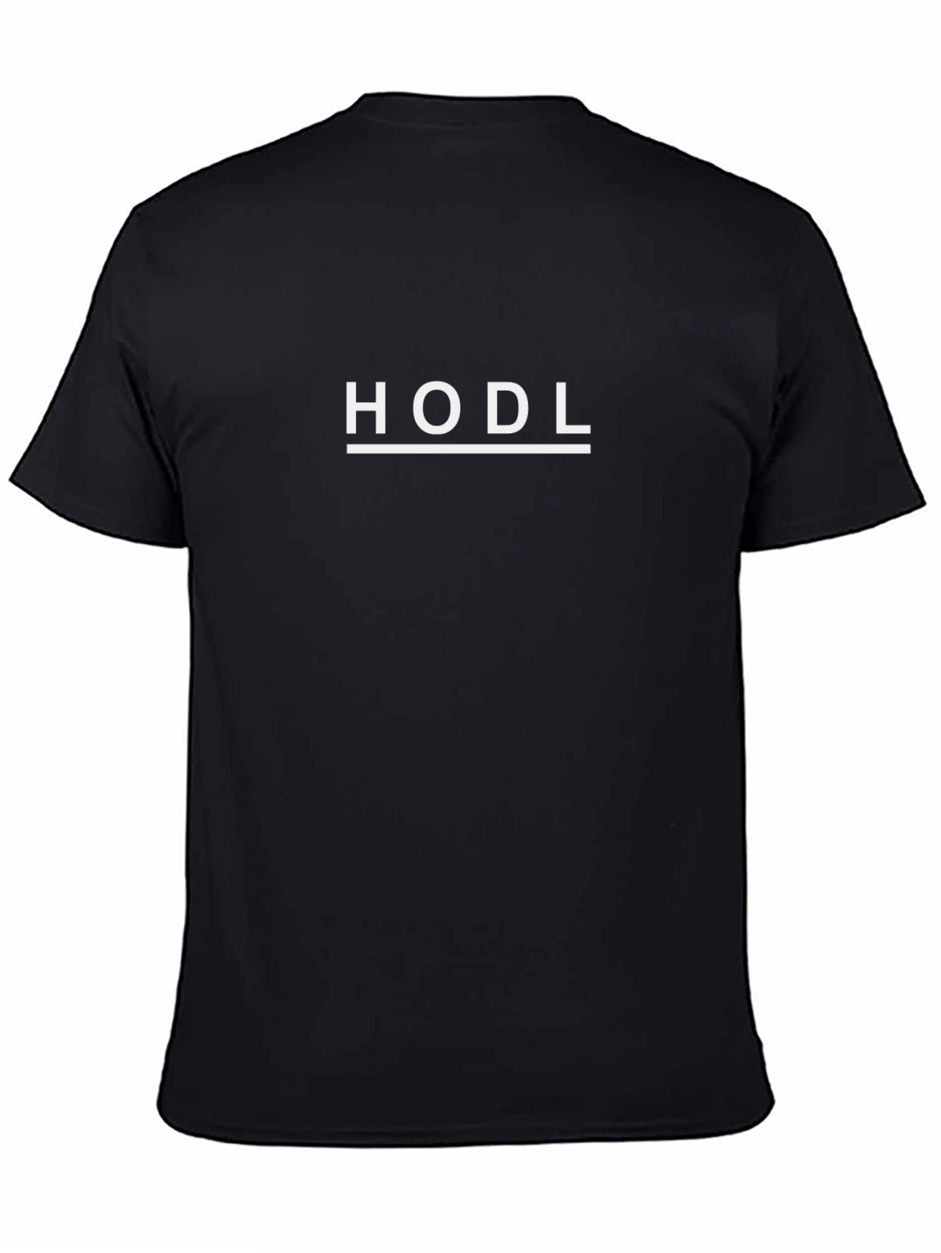 HODL Crypto Bitcoin T-Shirt - Classic Black Tee