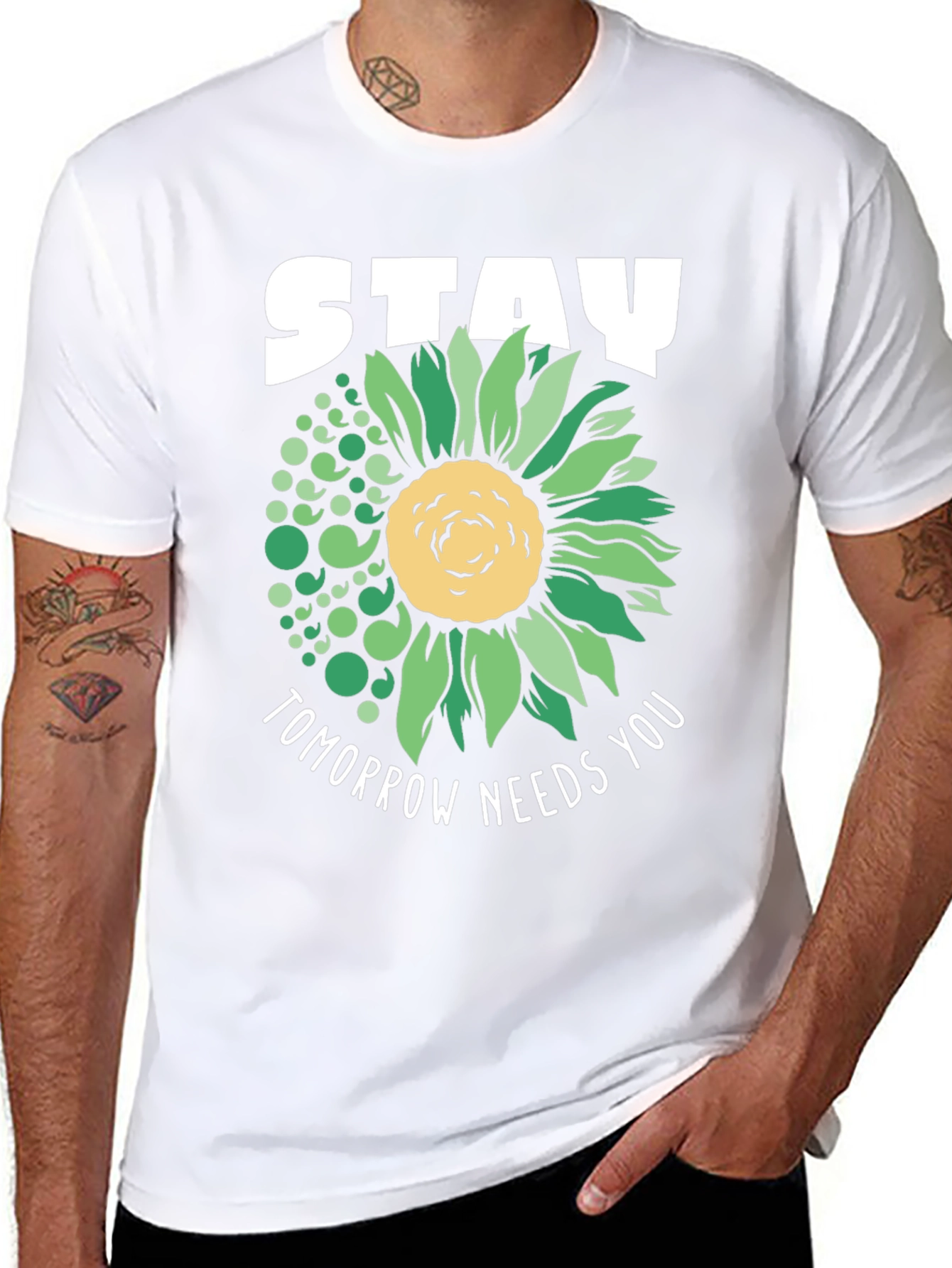 Stay Sunflower Graphic Tee