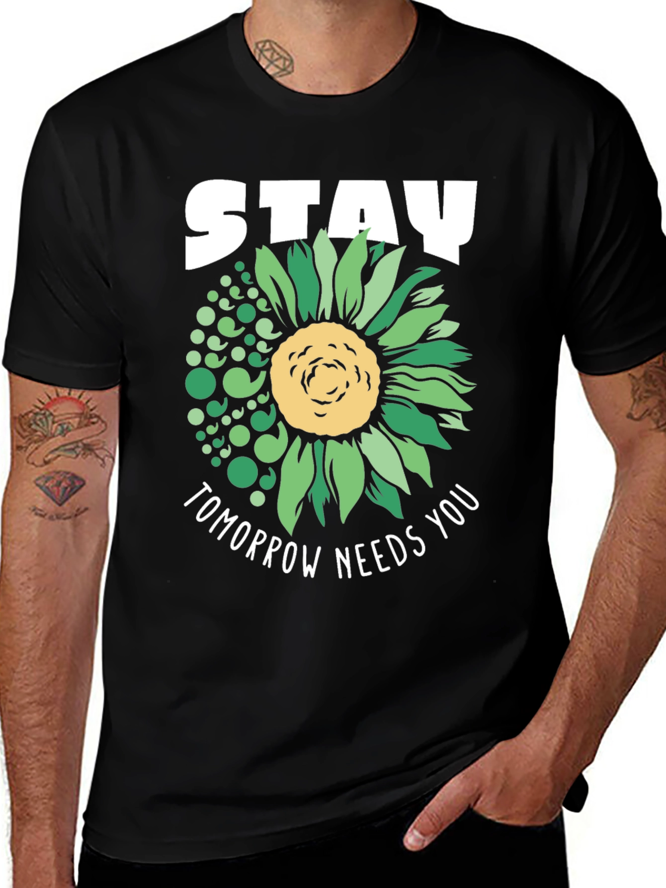 Stay Sunflower Graphic Tee