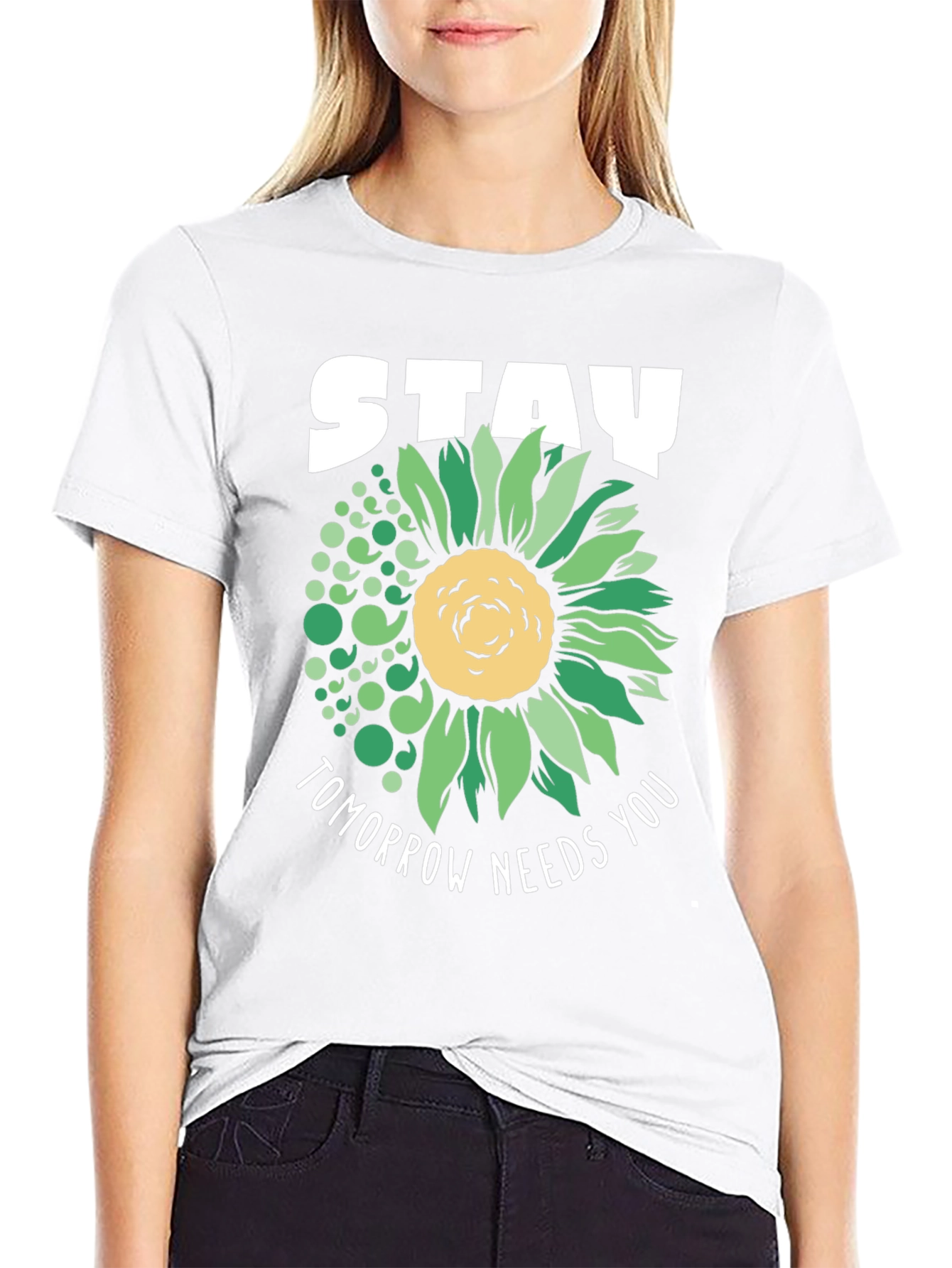 Stay Sunflower Graphic Tee