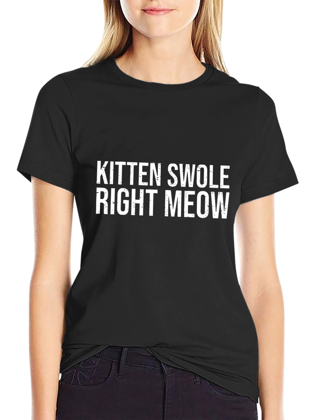 Kitten Swole T-Shirt - Funny Workout Tee