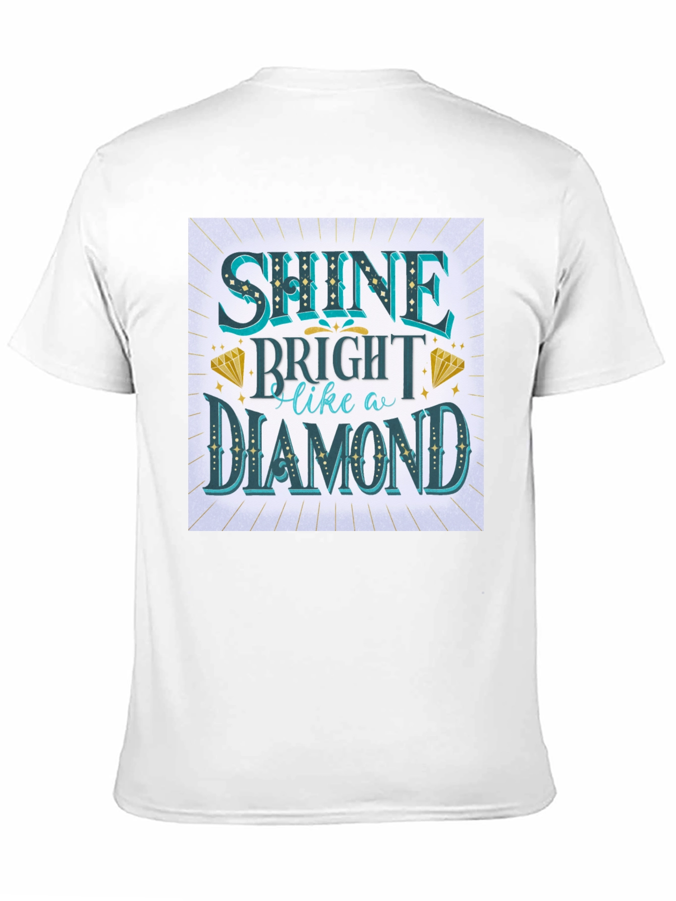 Shine Bright Like a Diamond Graphic Tee - Black