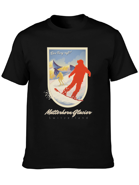 Matterhorn Glacier Switzerland Graphic T-Shirt