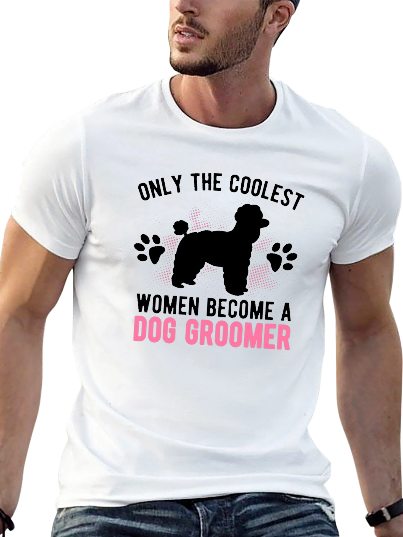 Coolest Dog Groomer Graphic Tee