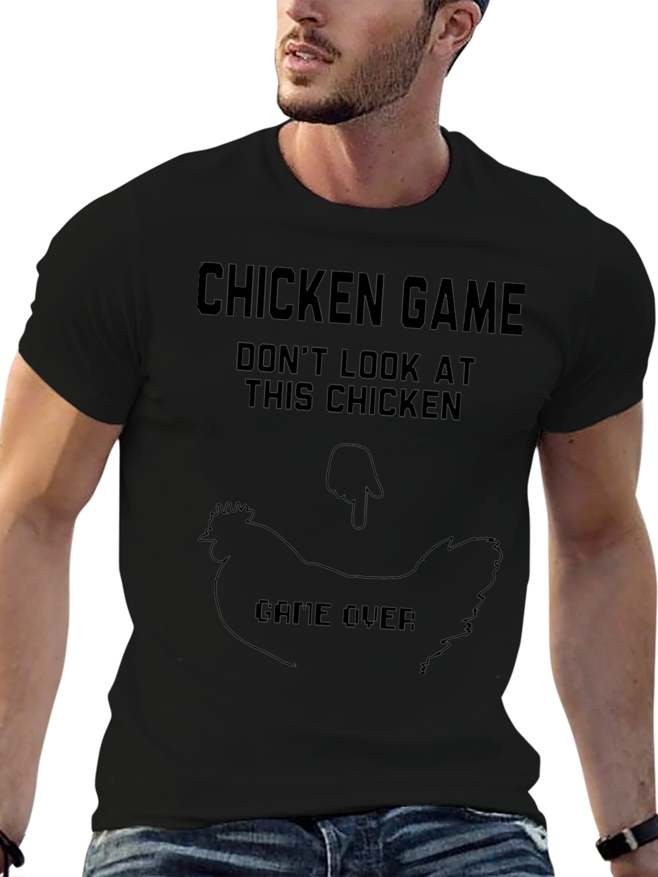 Chicken Game T-Shirt - Dont Look!