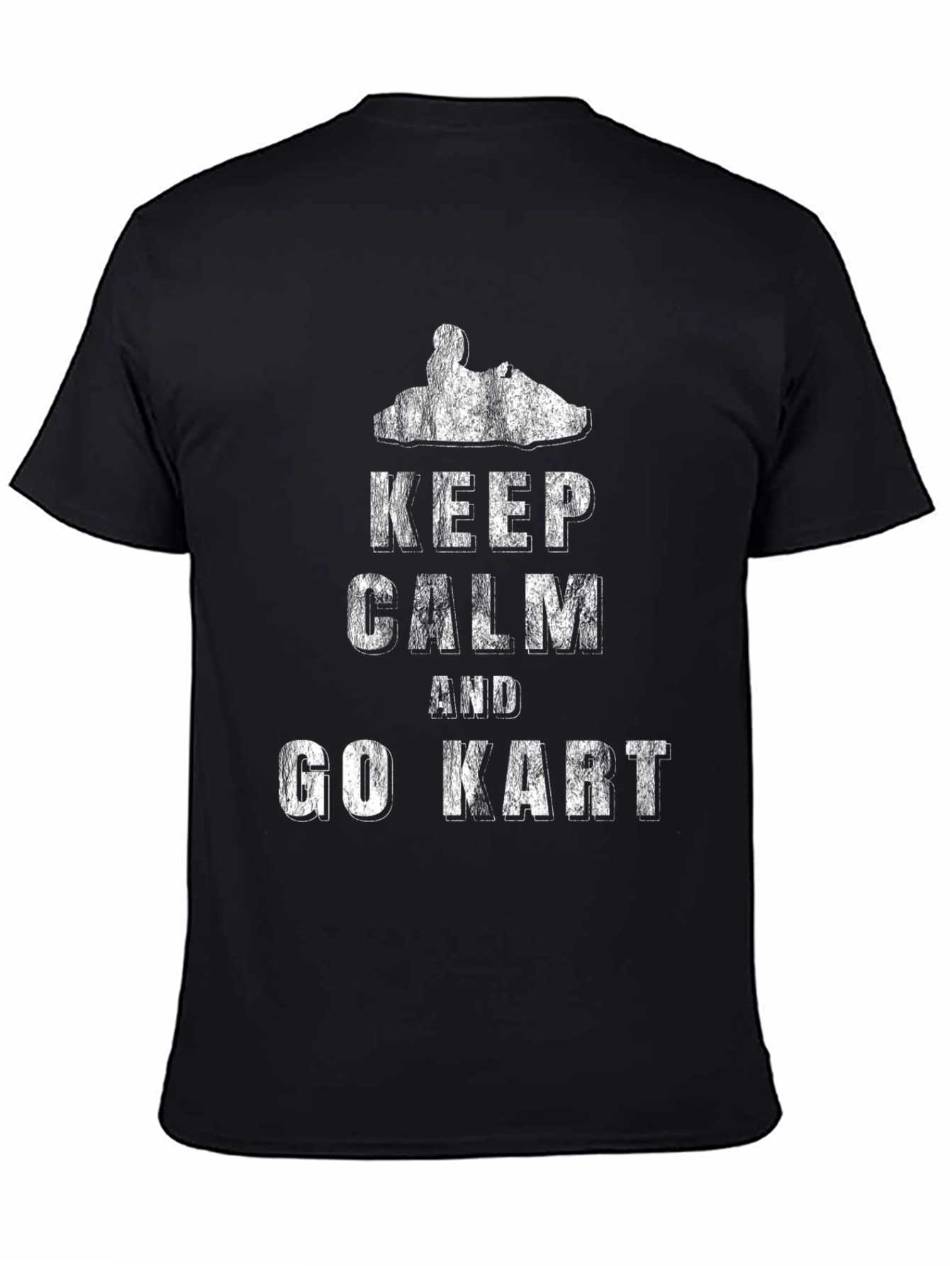 Keep Calm and Go Kart Graphic T-Shirt