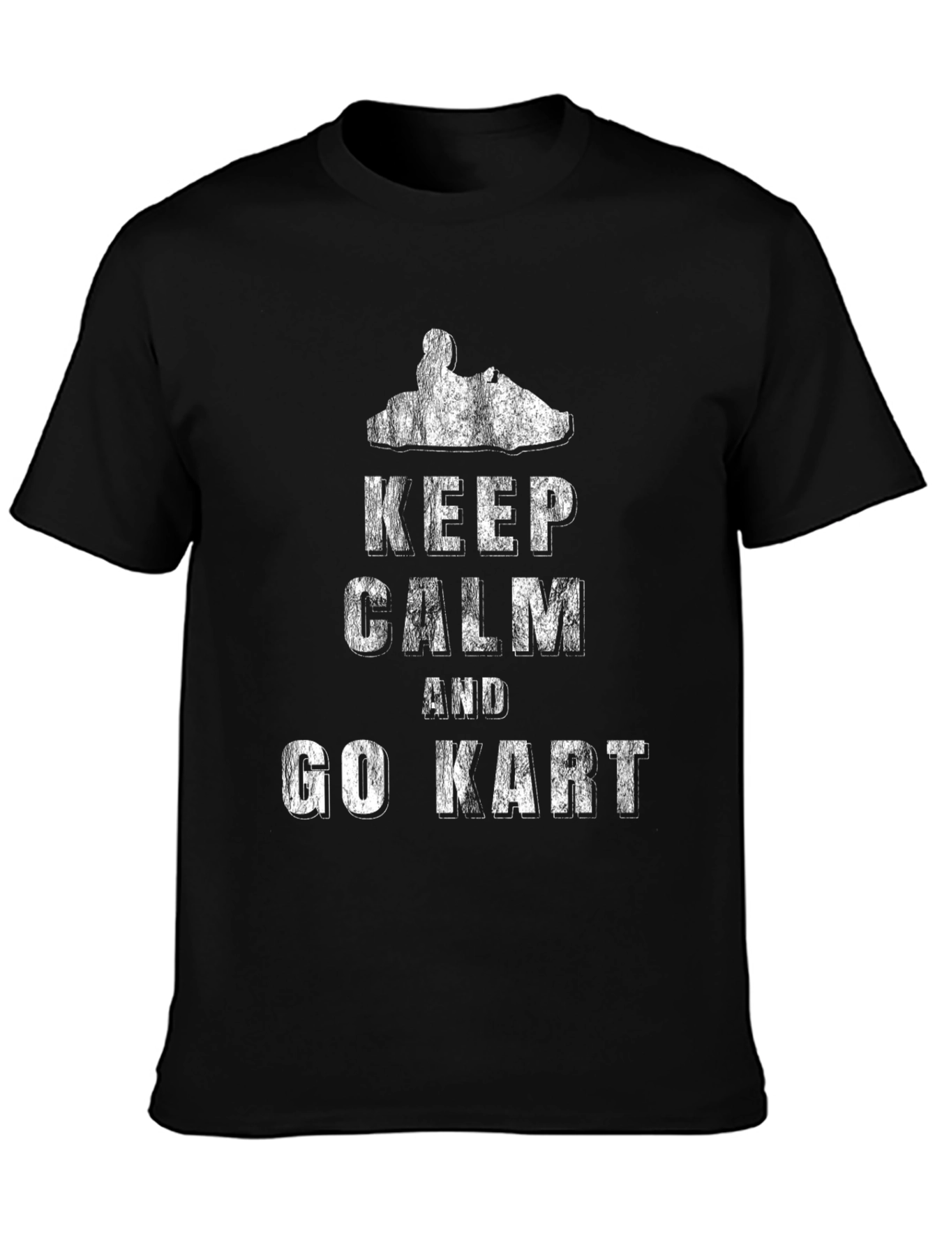 Keep Calm and Go Kart Graphic T-Shirt