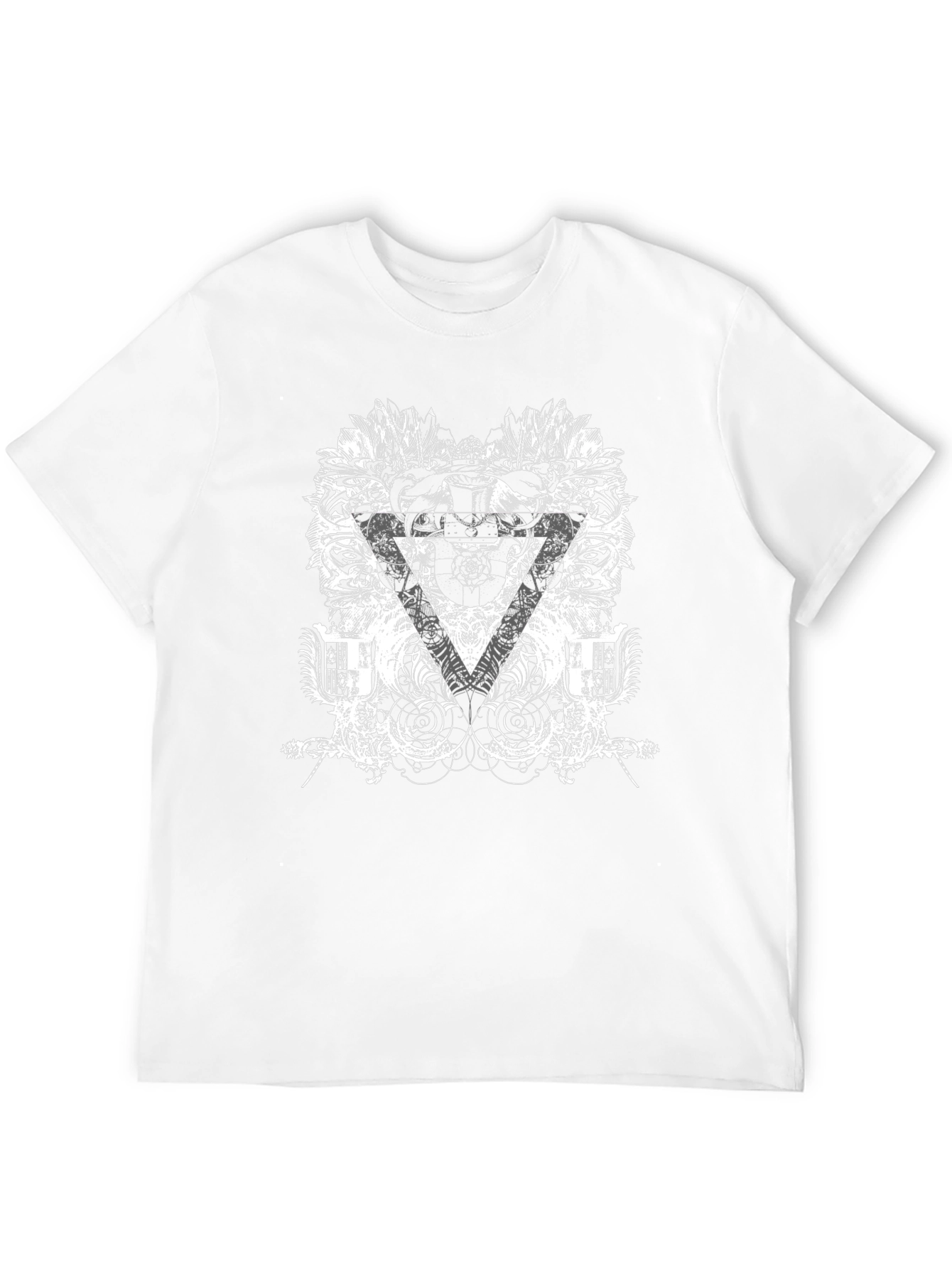 Edgy Graphic Print Black T-Shirt