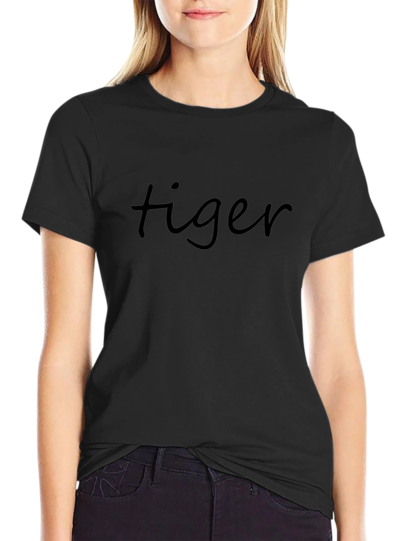 Black Tiger Graphic Tee - Stylish Mens Casual Wear