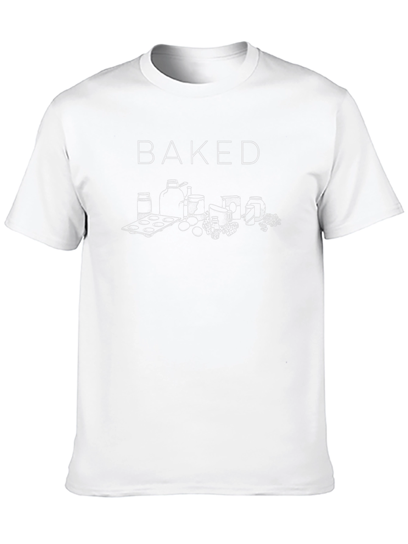 Baked Goods Graphic Tee - Black Casual T-Shirt