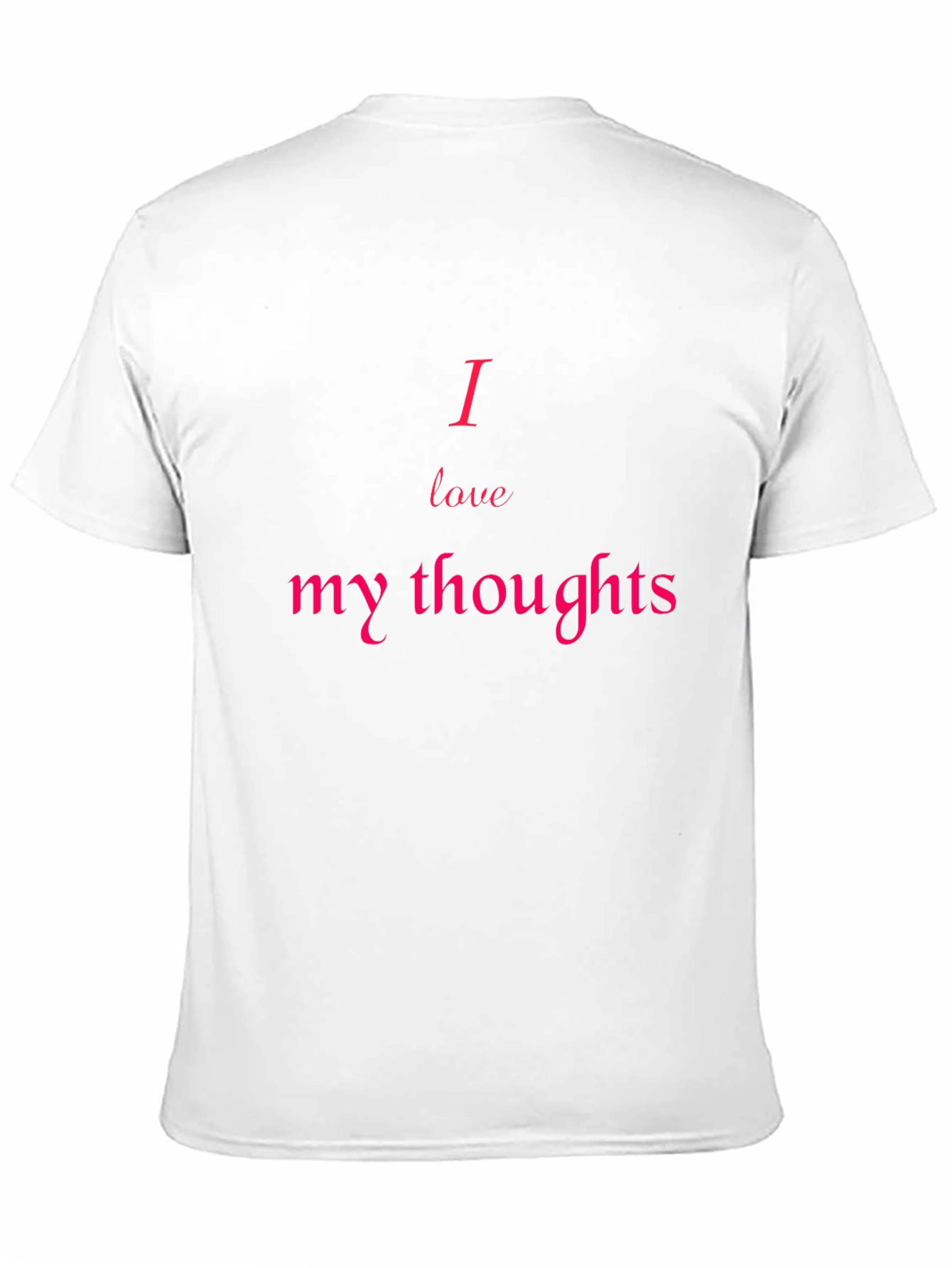 I Love My Thoughts Black Graphic Tee