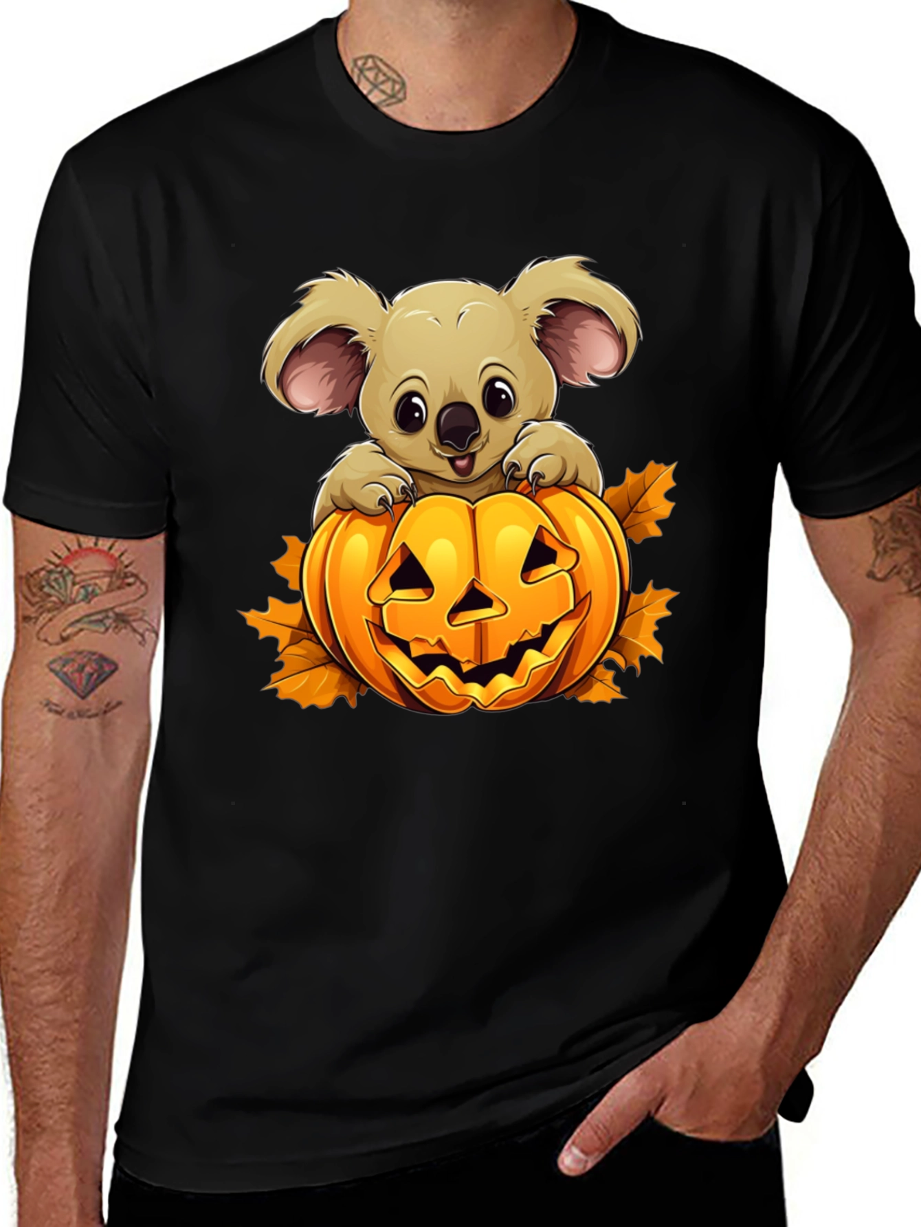 Koala Pumpkin Graphic Tee