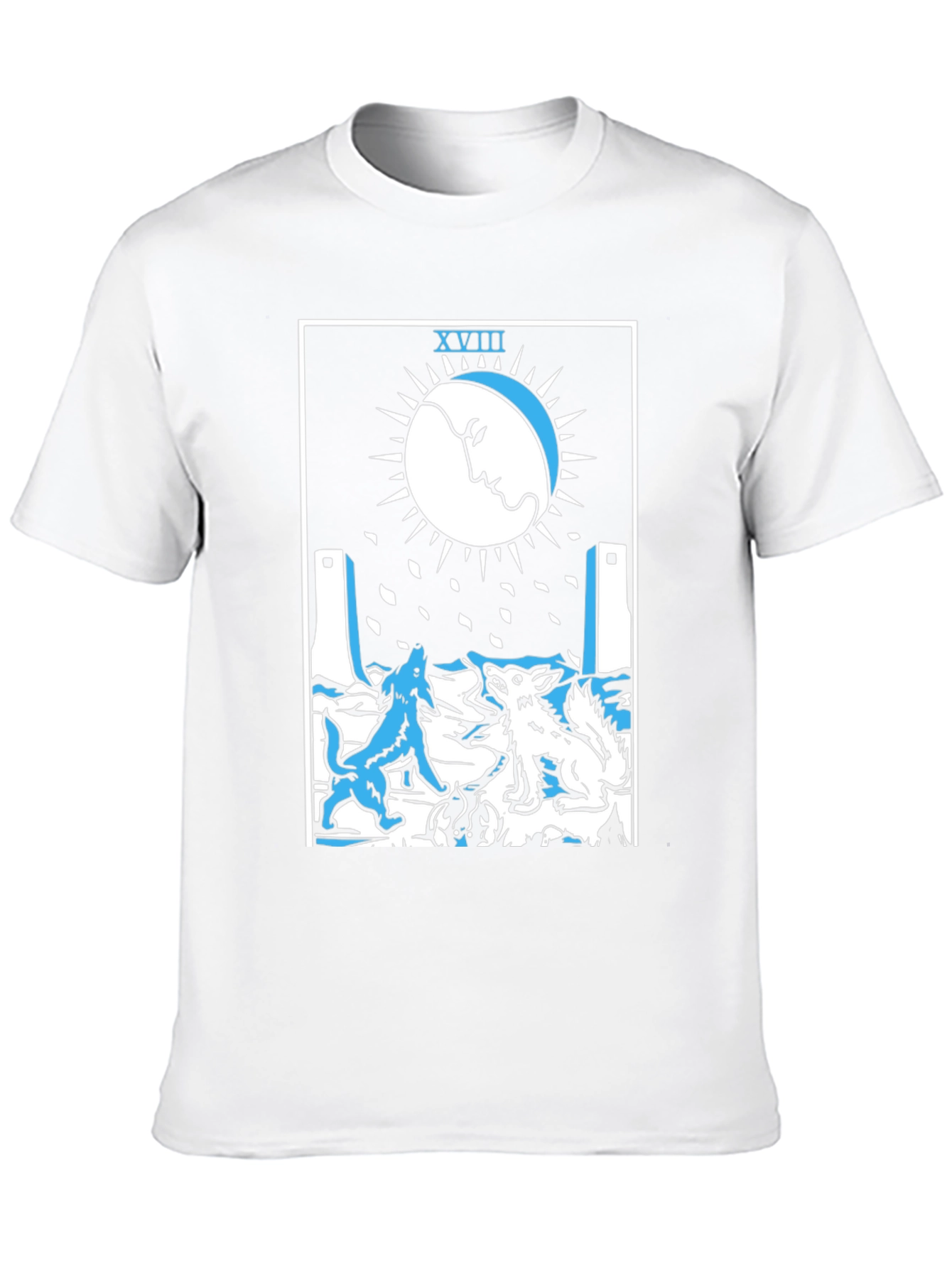 The Moon Tarot Card Graphic T-Shirt