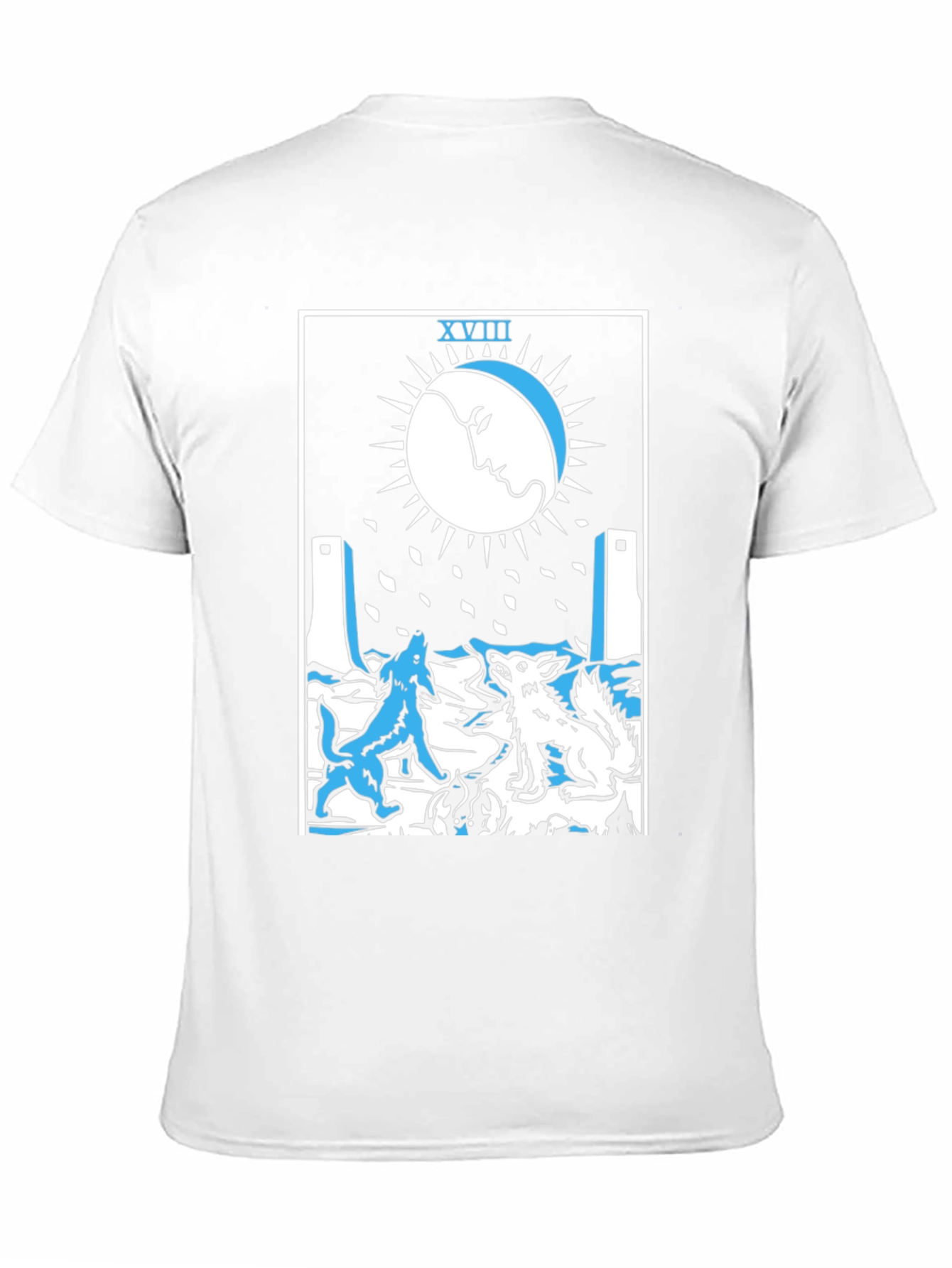 The Moon Tarot Card Graphic T-Shirt