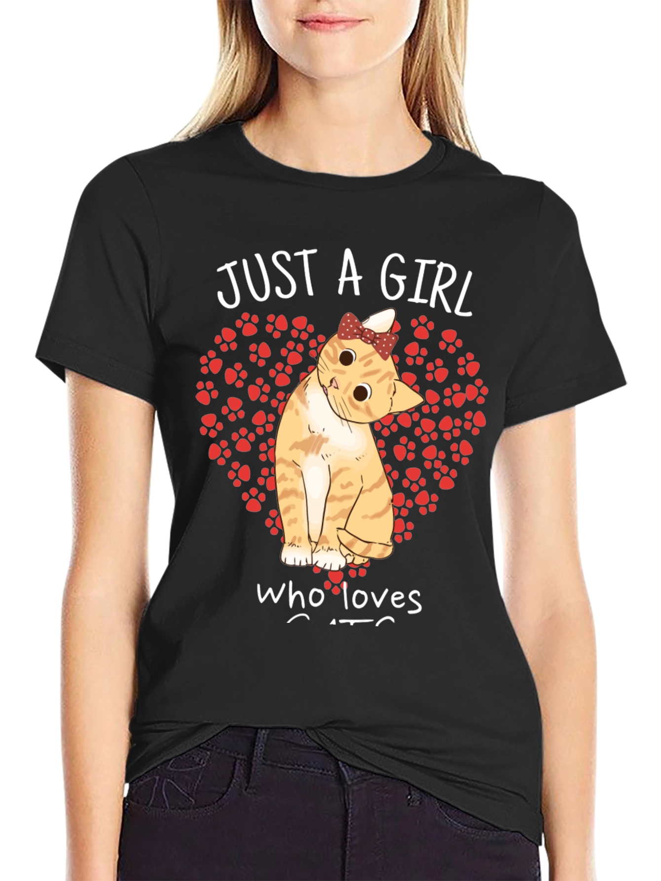 Just A Girl Who Loves Cats T-Shirt