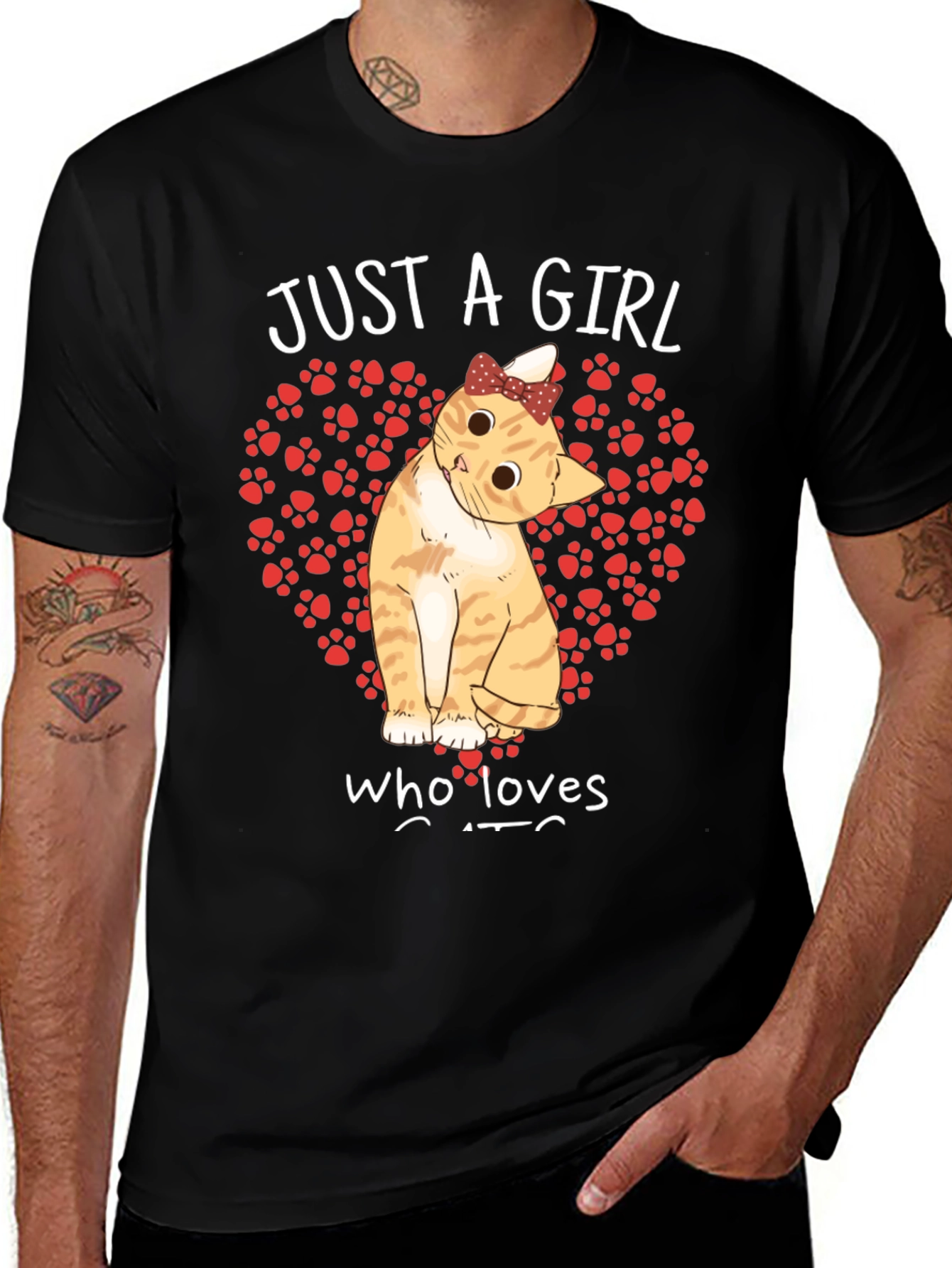 Just A Girl Who Loves Cats T-Shirt