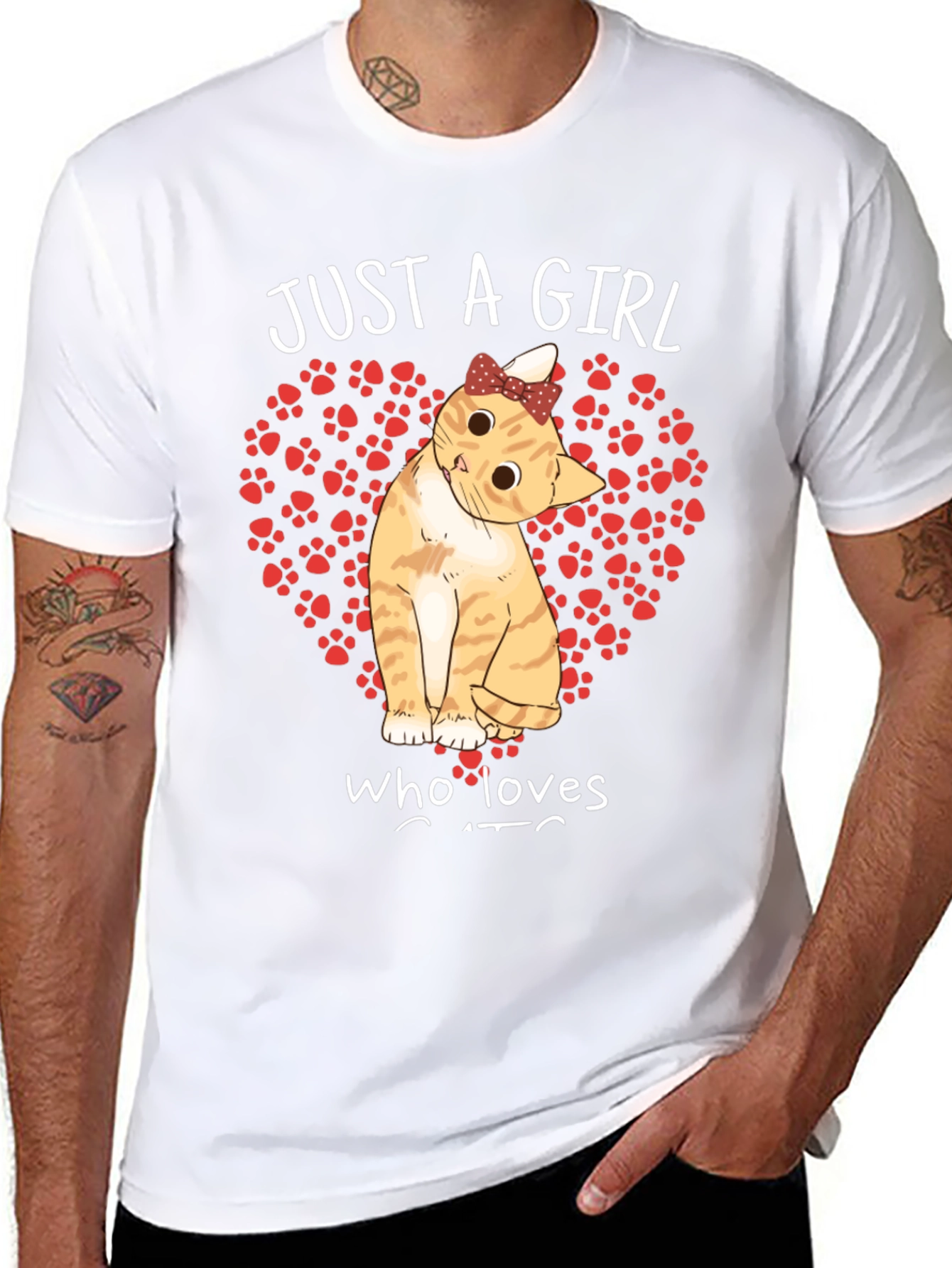 Just A Girl Who Loves Cats T-Shirt